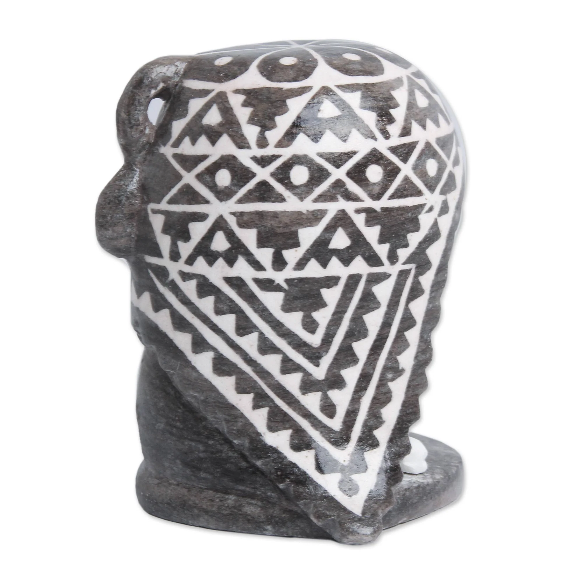 A Peruvian Christmas Unique Alabaster Stone Nativity Scene in a Chullo Hat - Image 3
