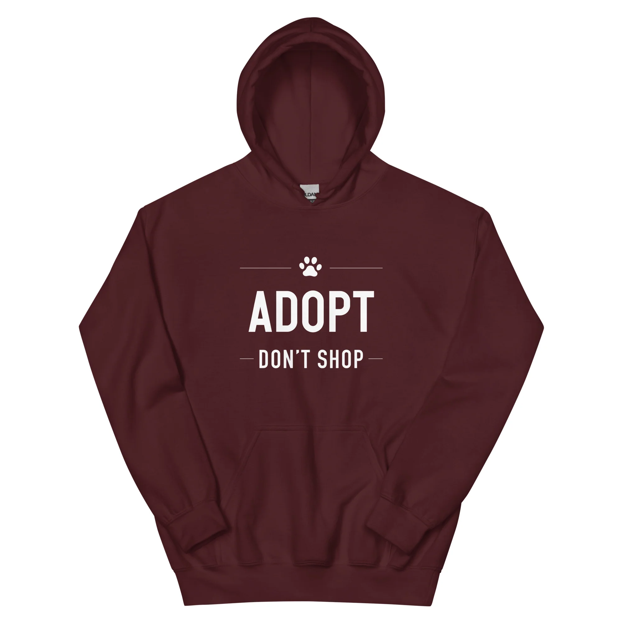 Adopt Don't Shop Paw Hoodie - Image 6