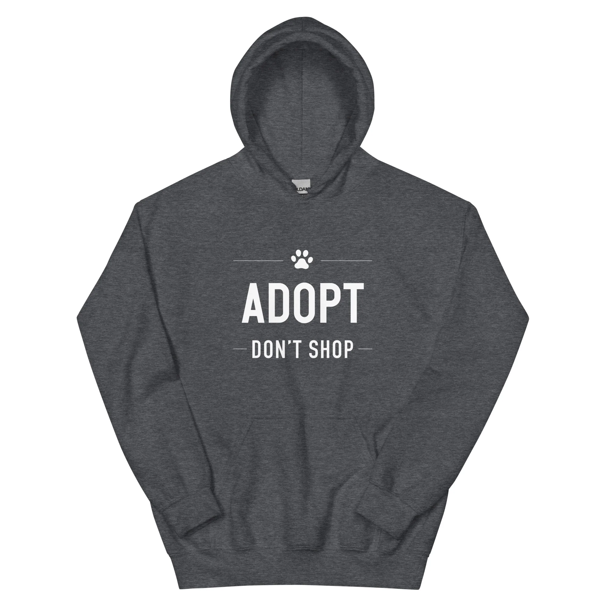 Adopt Don't Shop Paw Hoodie - Image 7