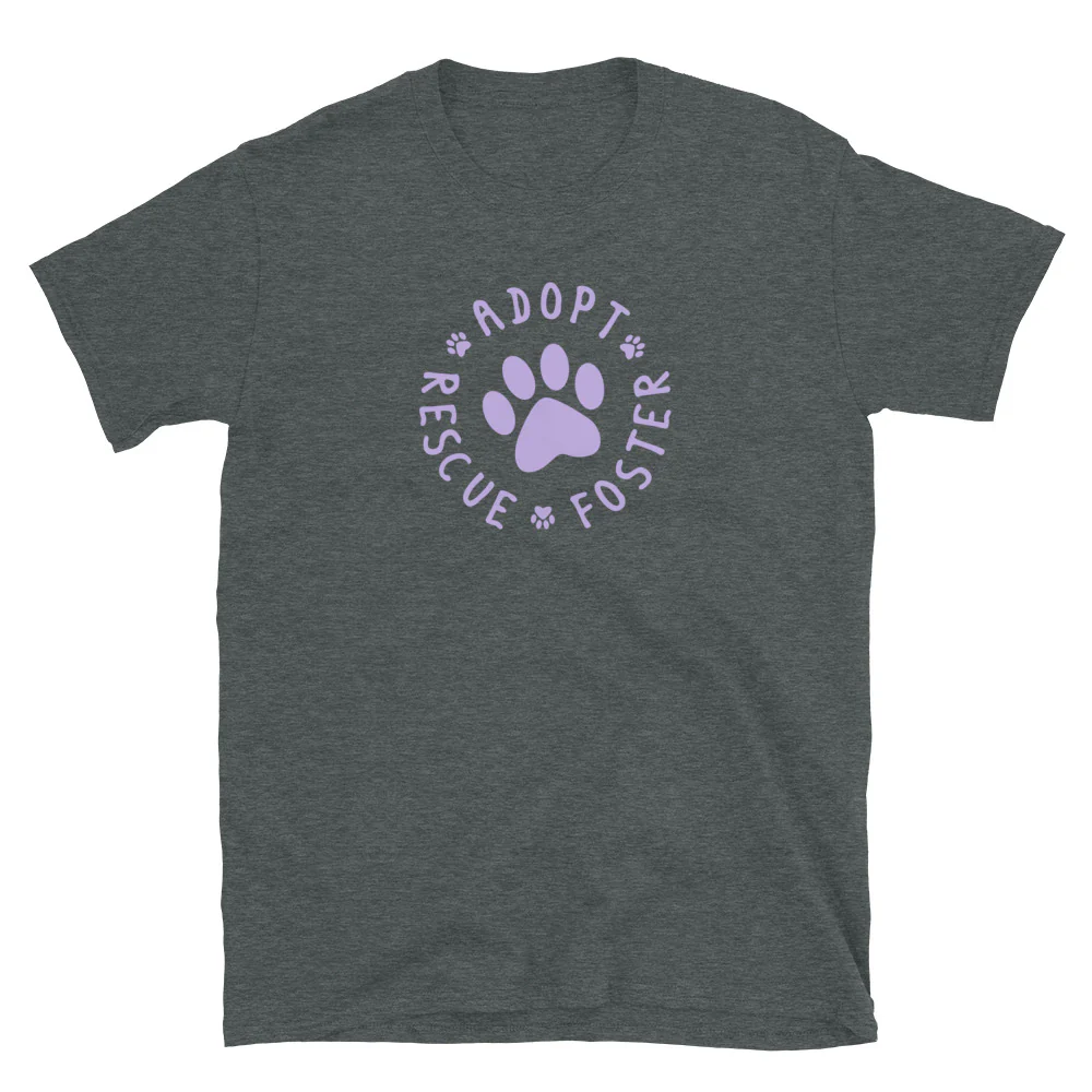 Adopt, Rescue, Foster T-Shirt - Image 5
