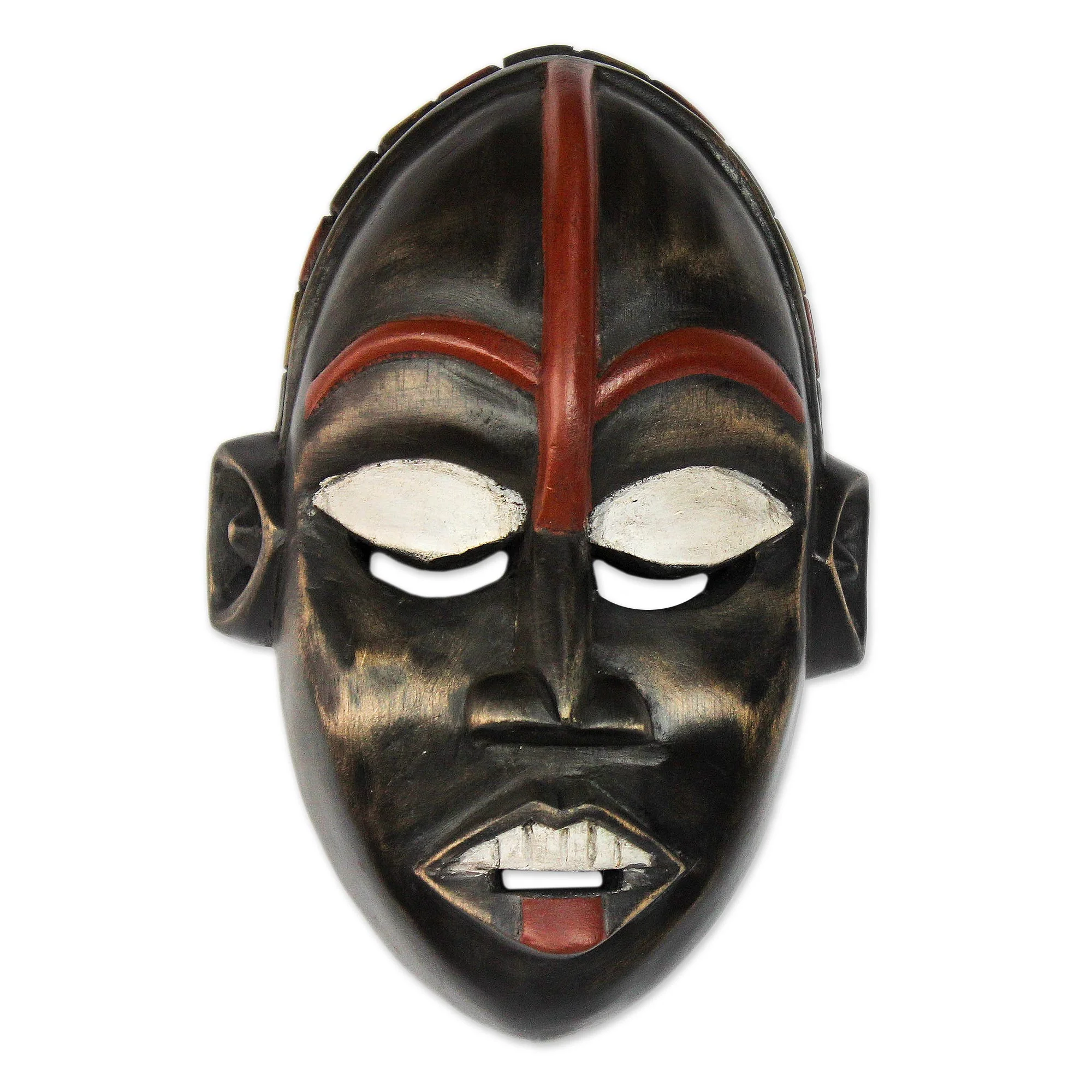 African Ghost African wood mask - Image 2
