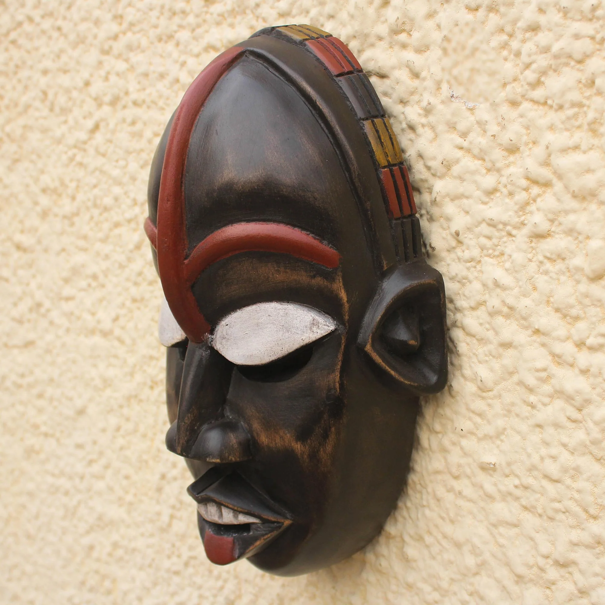 African Ghost African wood mask - Image 3