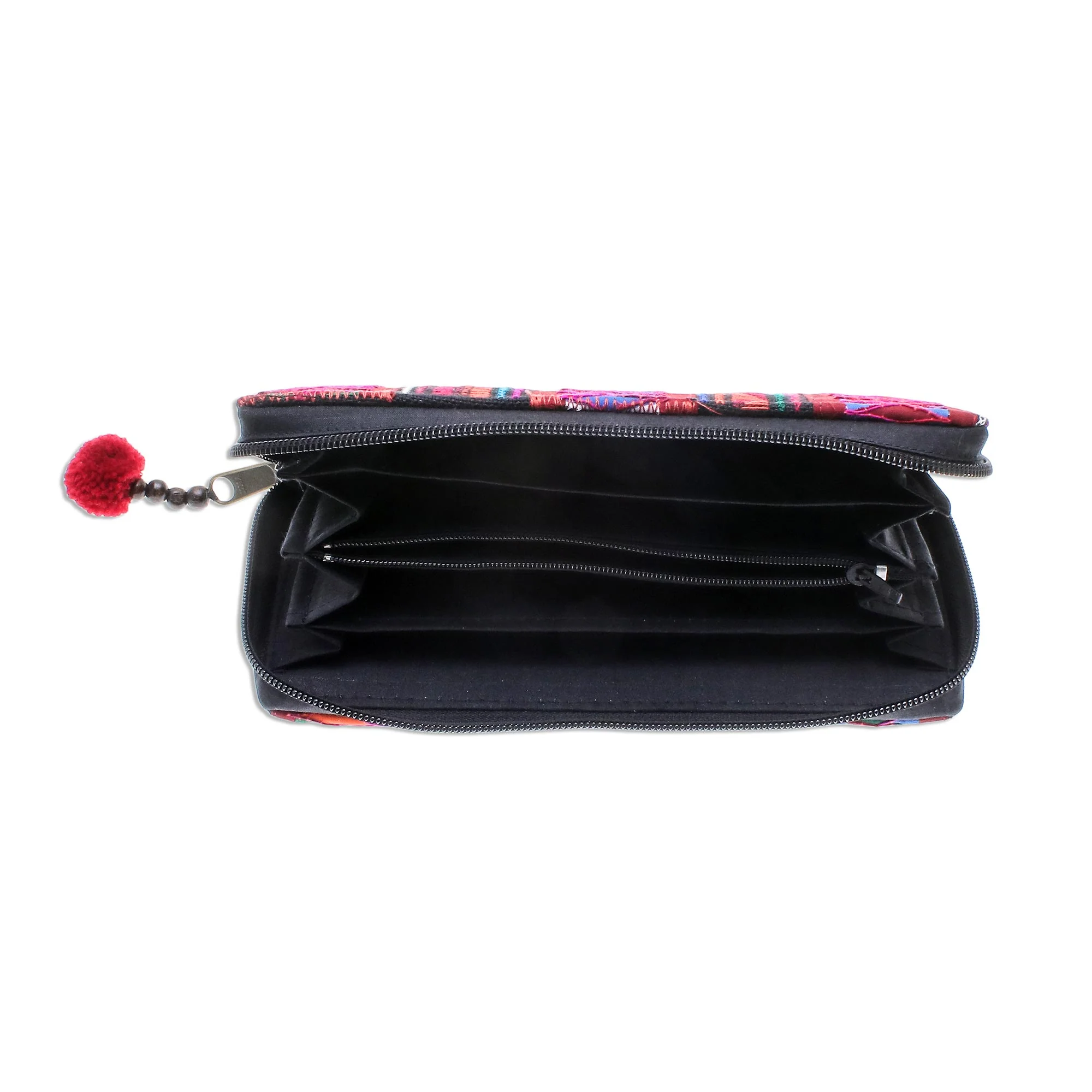Akha Pride Multicolored Cotton Bifold Wallet Crafted by Thai Artisan - Image 5