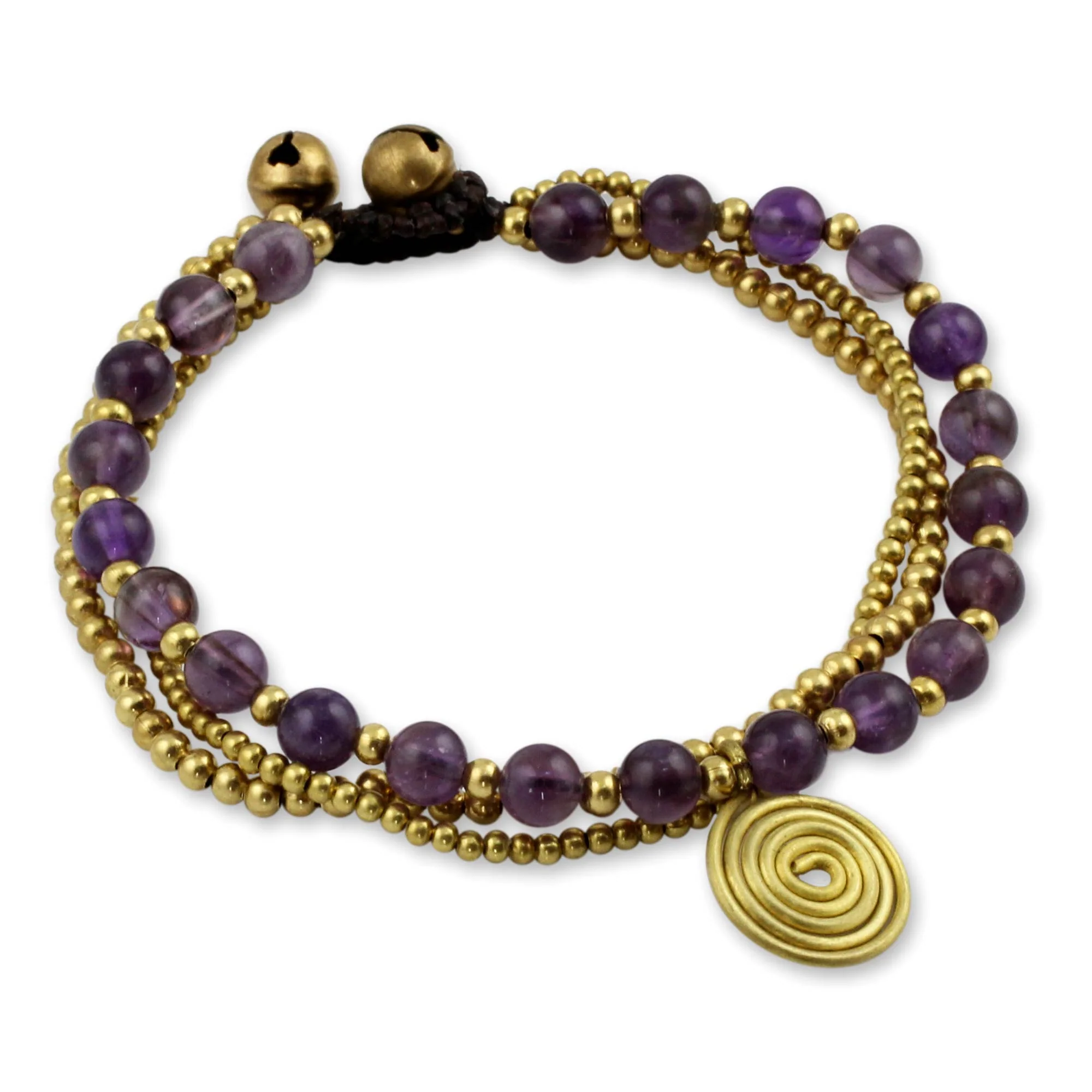 Amethyst Daydreams Beaded Bracelet - Image 2