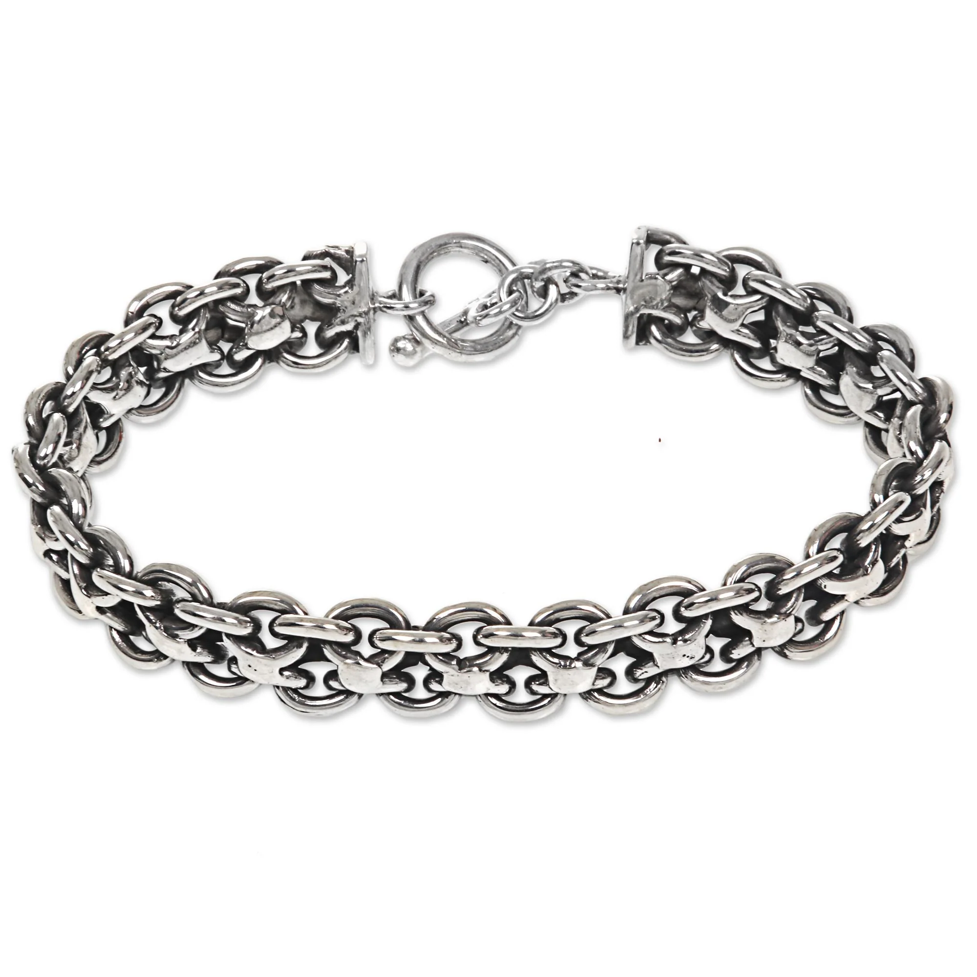 Ancient History Sterling Silver Link Bracelet - Image 2