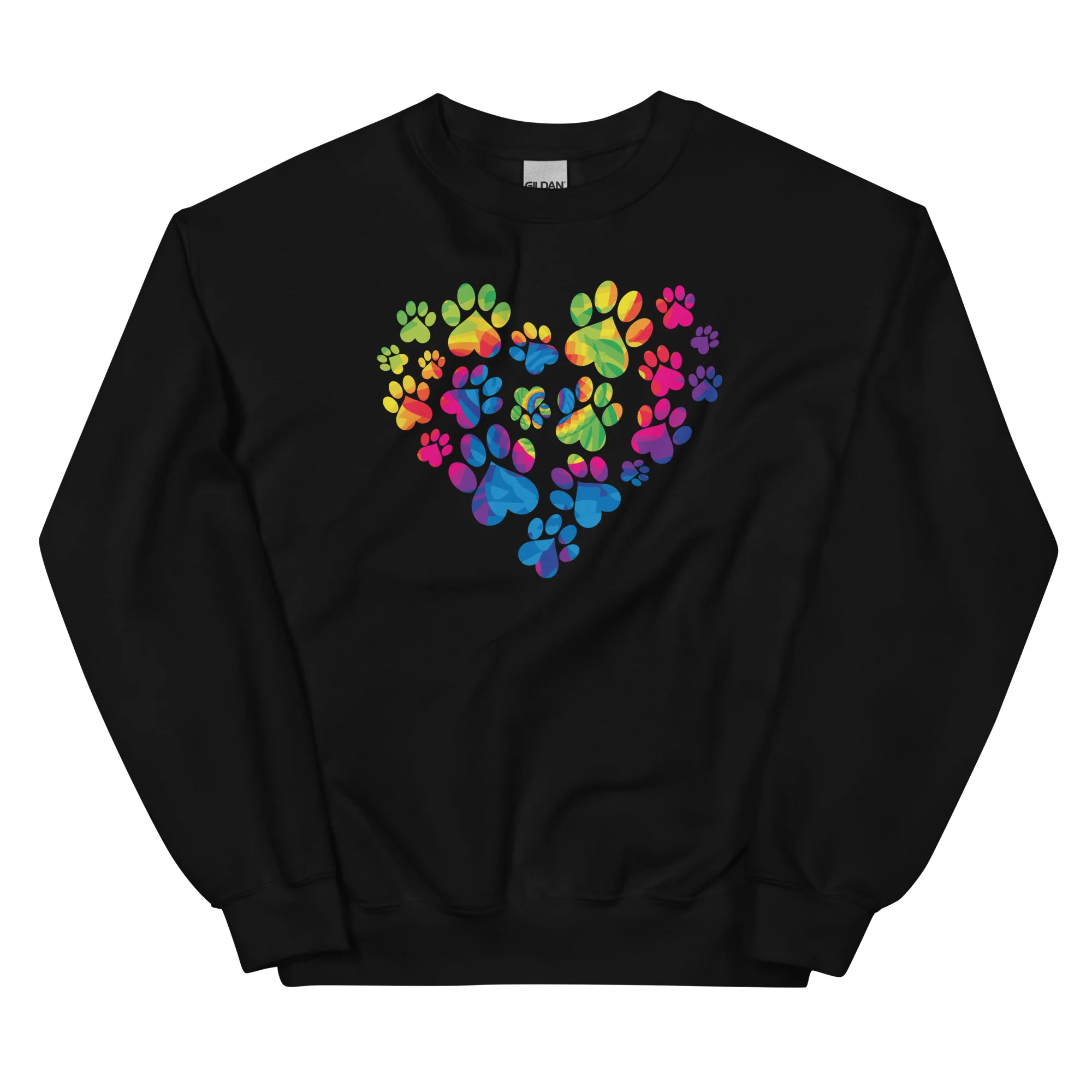 Anniversary Paw Print Love Crewneck Sweatshirt - Image 3