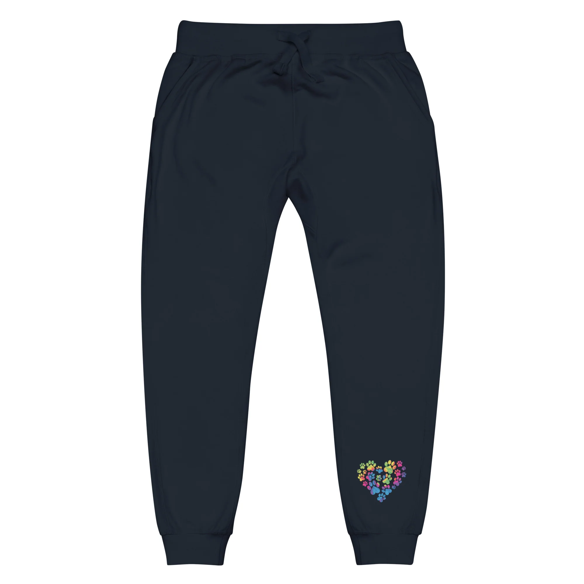 Anniversary Paw Print Love Fleece Sweatpants - Image 3