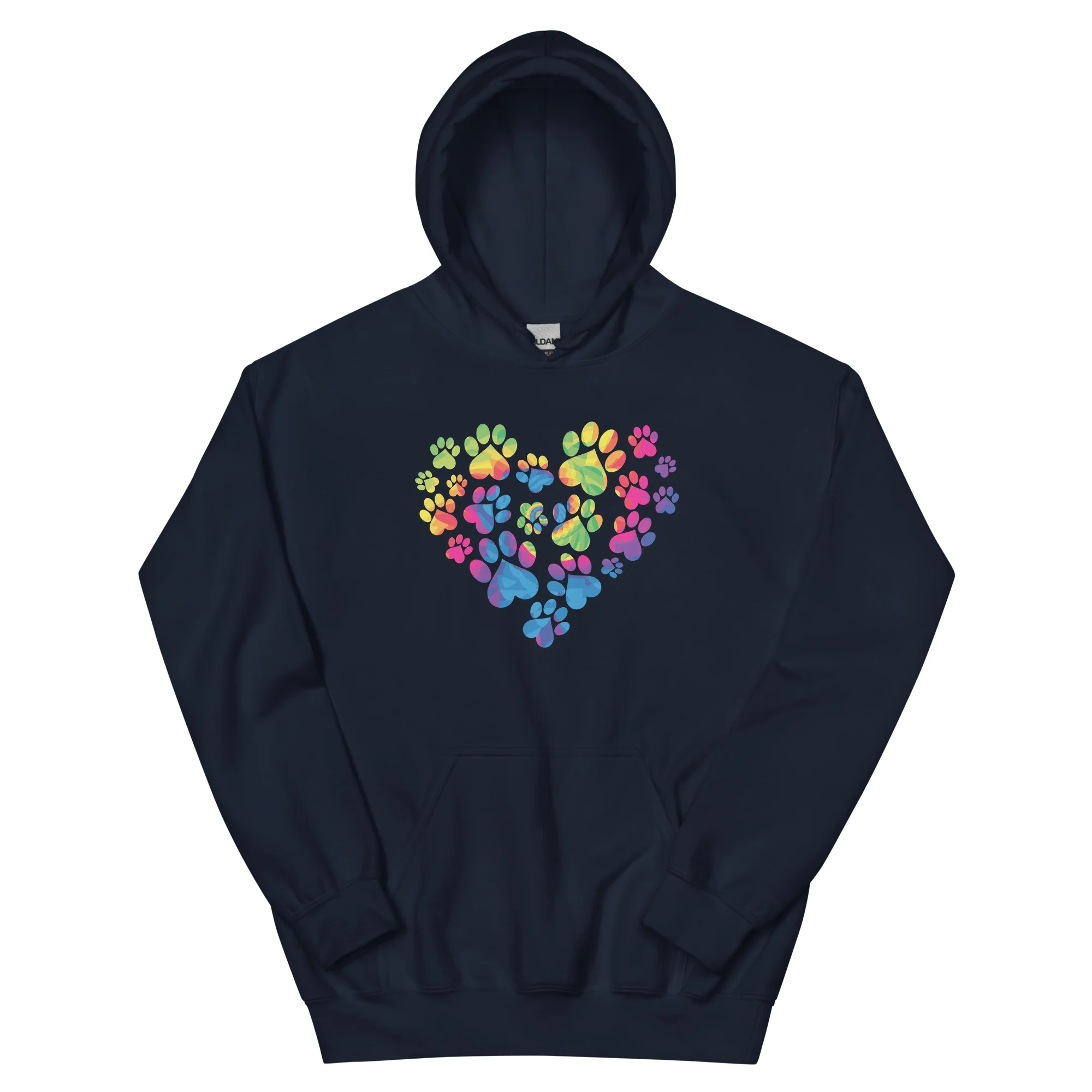 Anniversary Paw Print Love Hoodie - Image 4