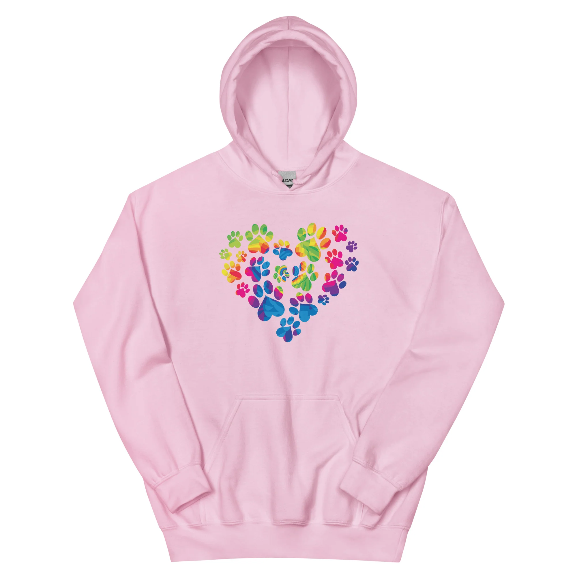 Anniversary Paw Print Love Hoodie - Image 6