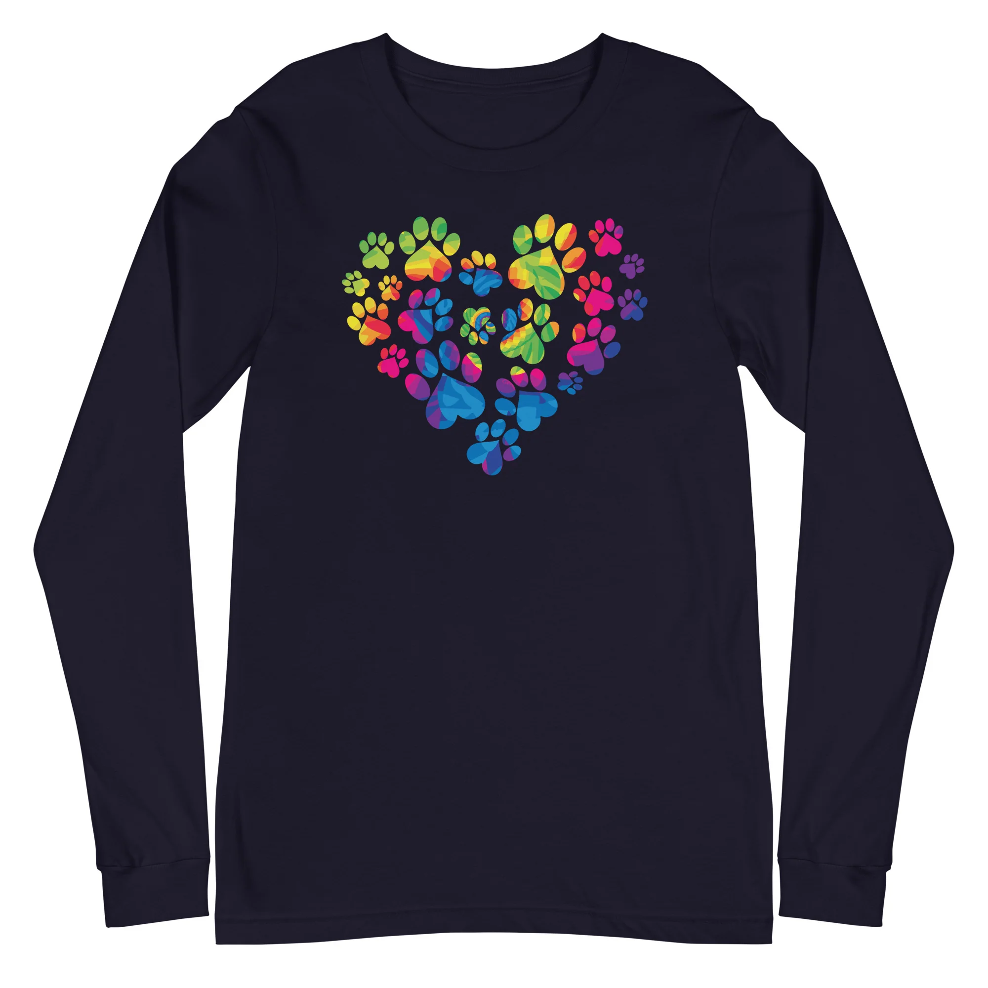 Anniversary Paw Print Love Long Sleeve Tee - Image 5