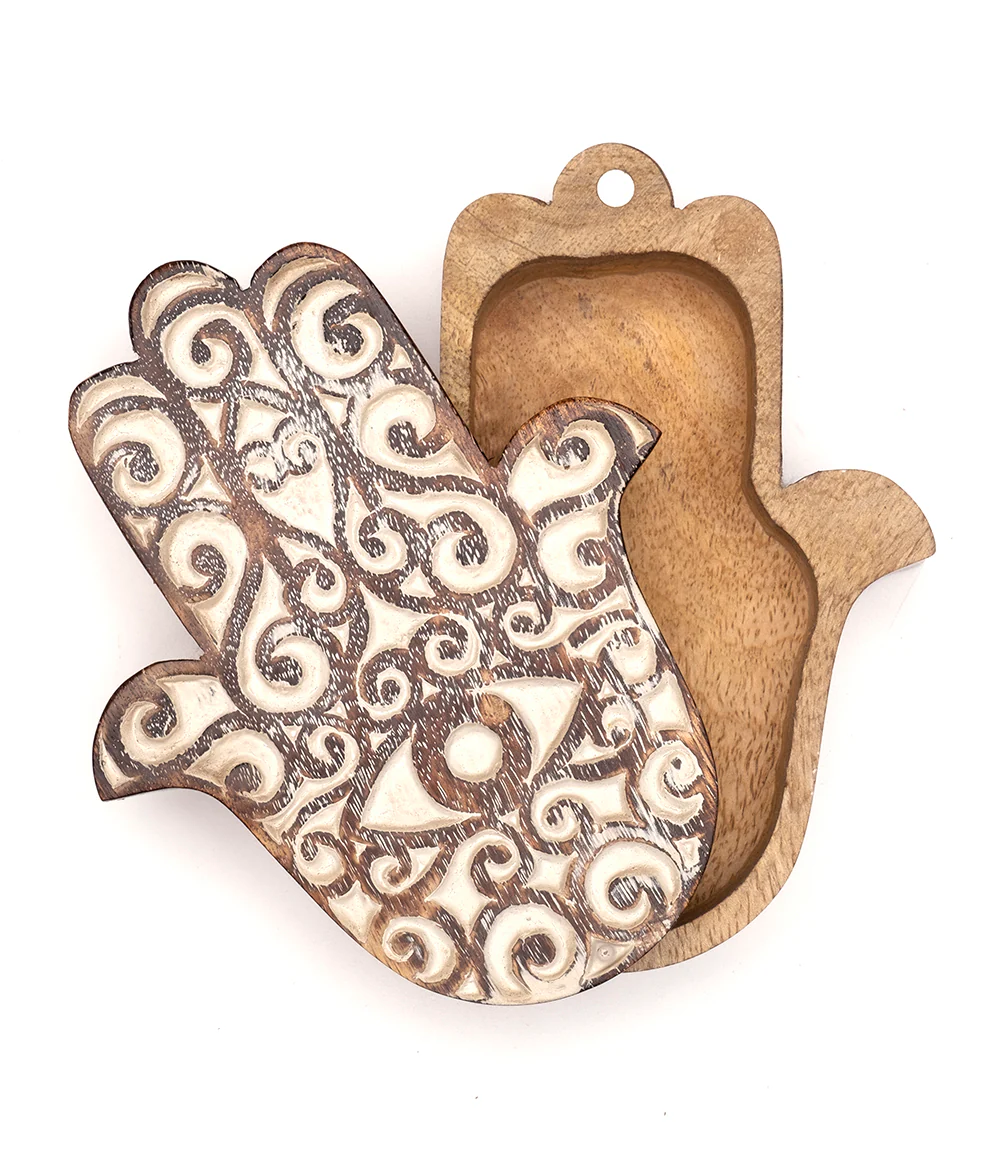 Antique Finish Pivot Box - Image 6