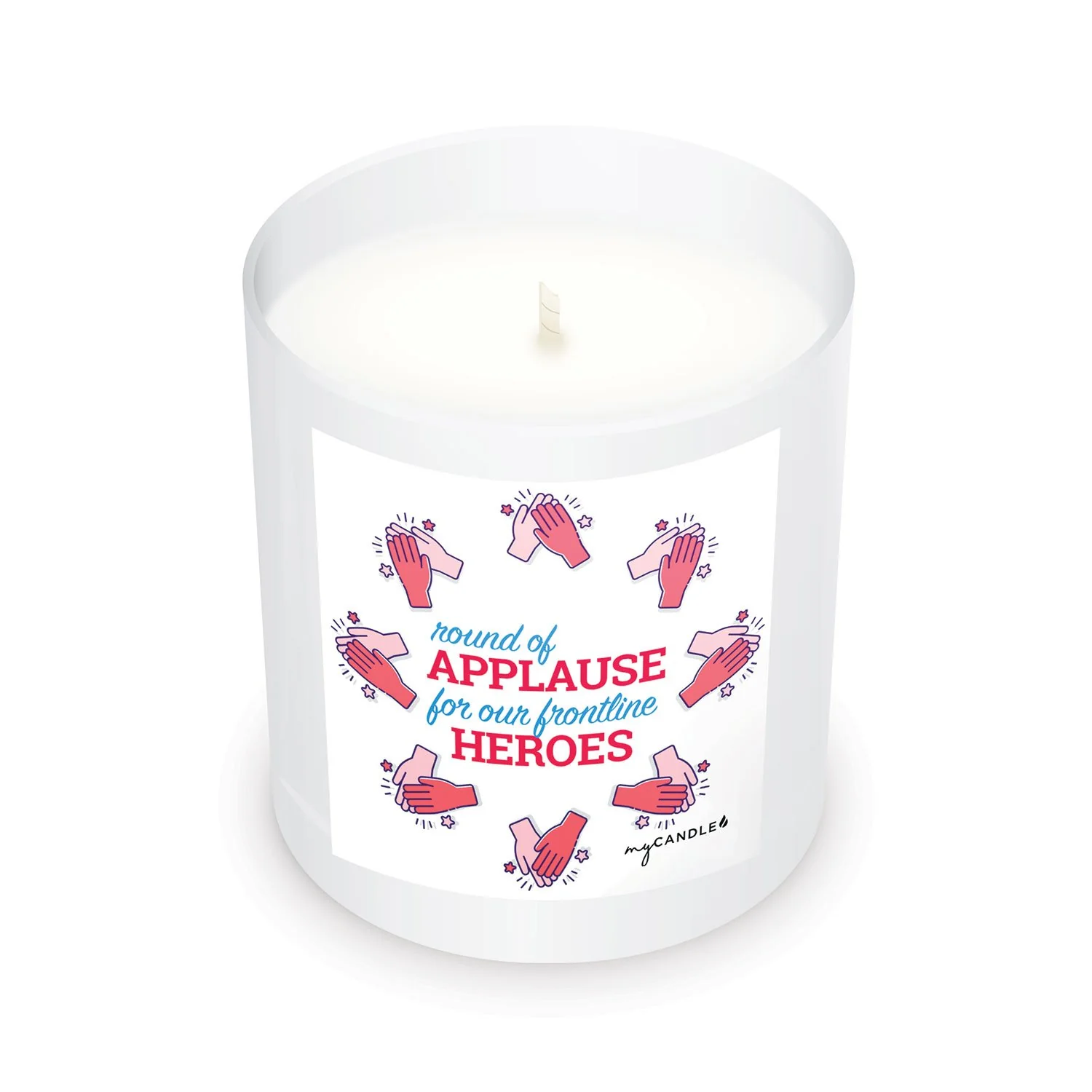 Applause for Our Frontline Heroes Candle - Image 2