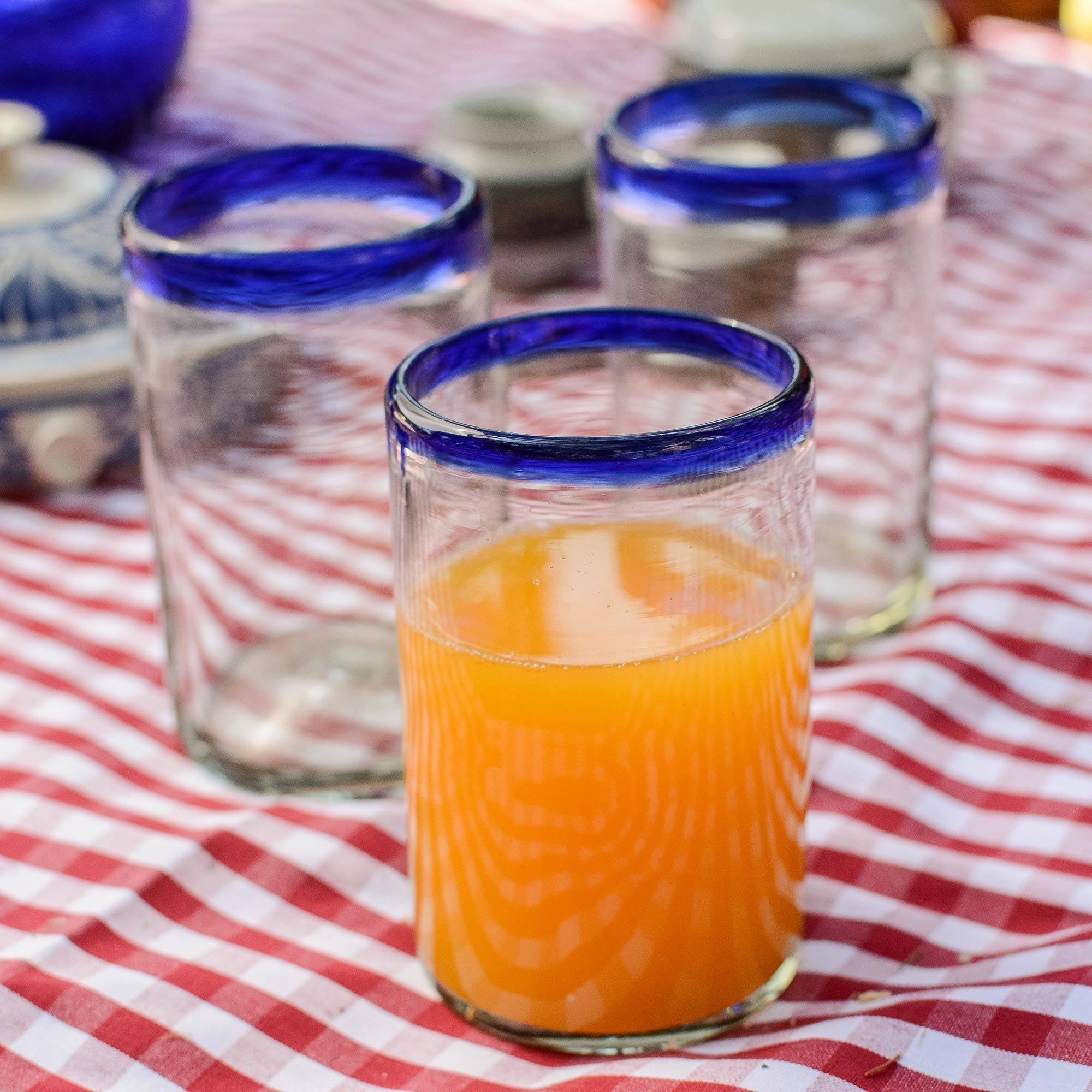 Artisan Crafted Juice Glasses - Set of 6 - Image 3