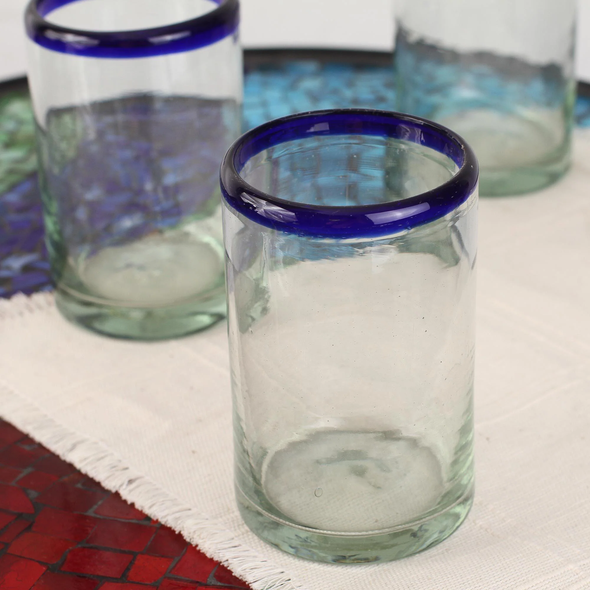 Artisan Crafted Juice Glasses - Set of 6 - Image 4