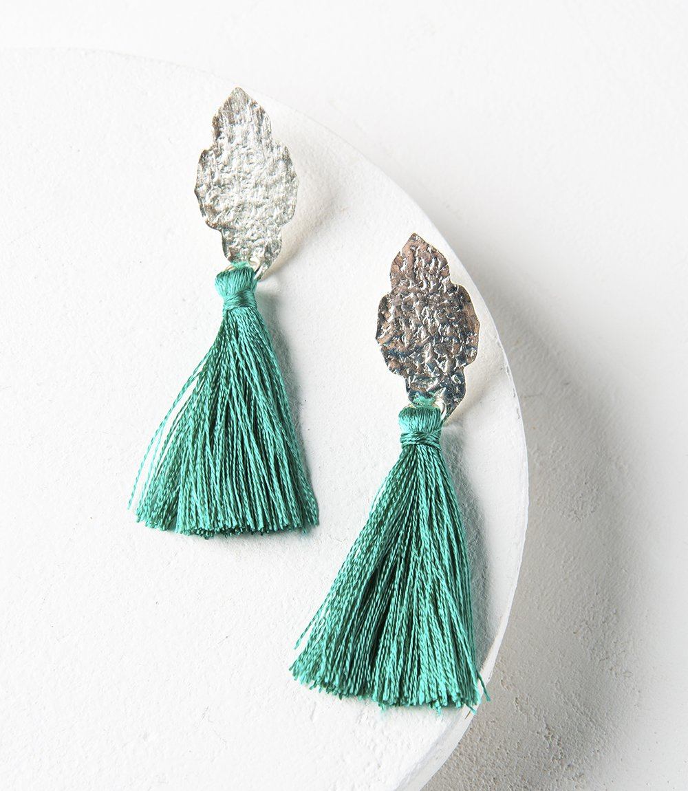 Ashram Window Brass Earrings - Image 6
