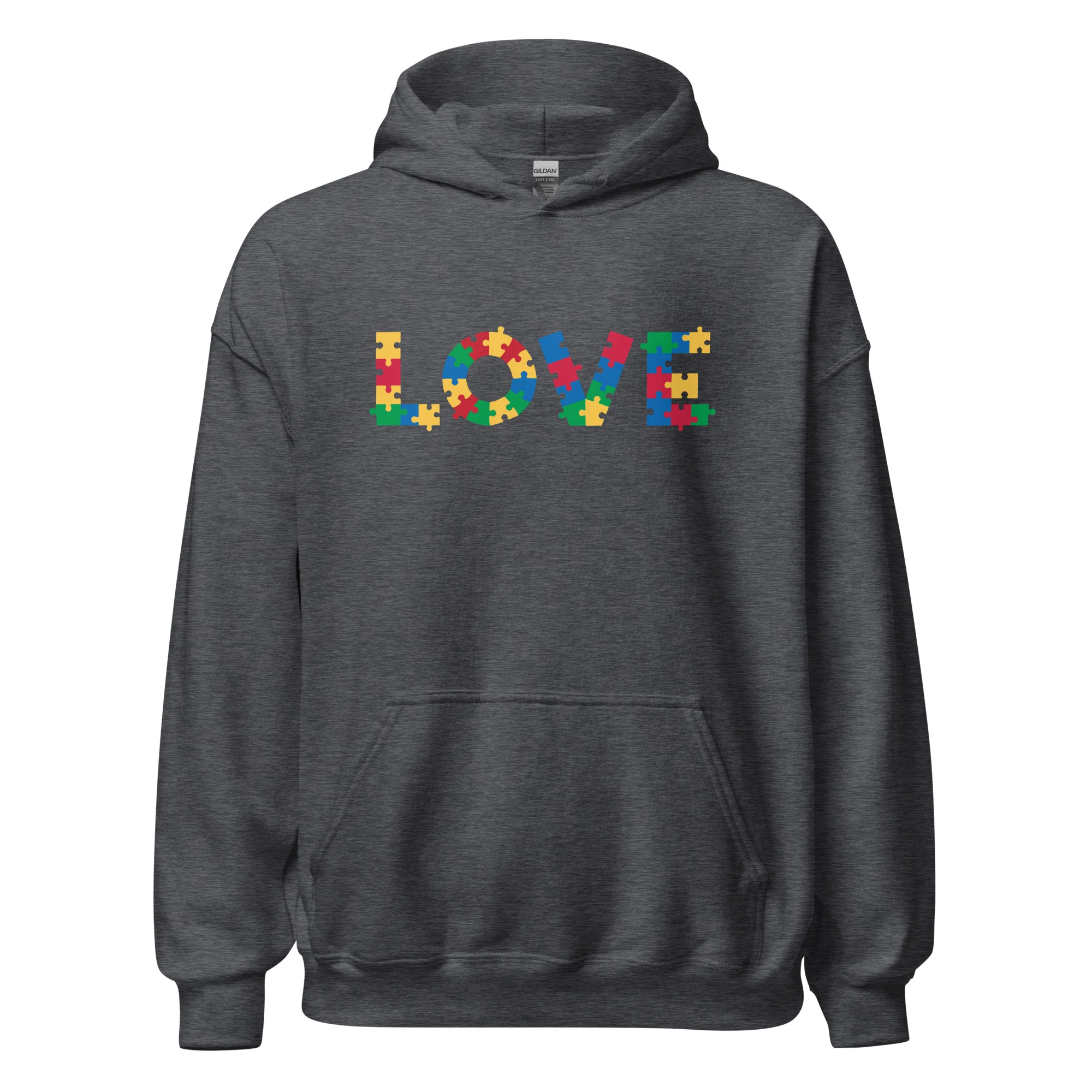 Autism Acceptance & Love Puzzle Hoodie - Image 4