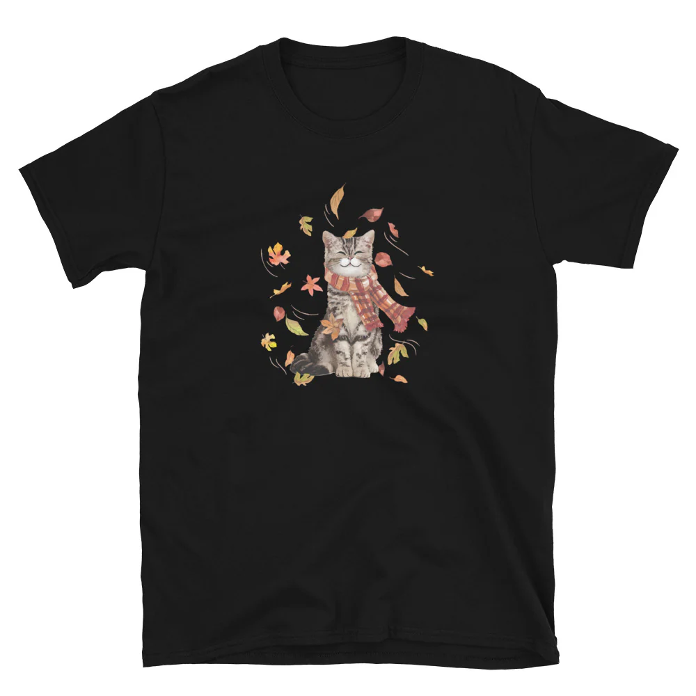 Autumn Kitten T-Shirt - Image 2
