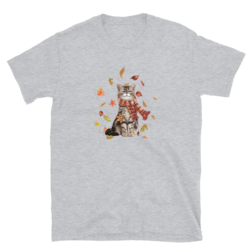 Autumn Kitten T-Shirt - Image 5