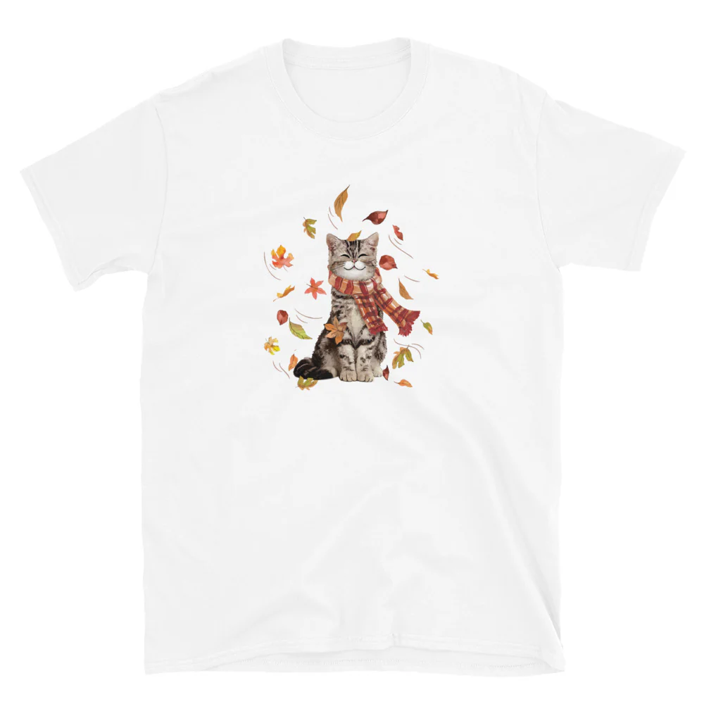 Autumn Kitten T-Shirt - Image 6