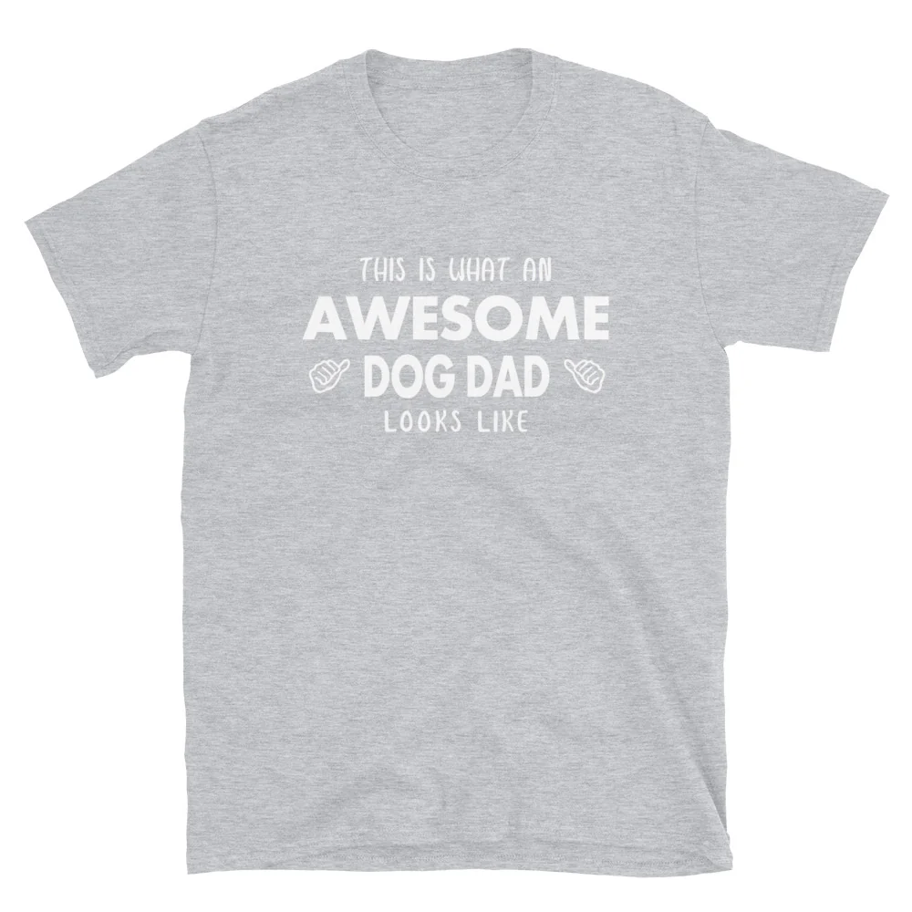 Awesome Dog Dad T-Shirt - Image 5
