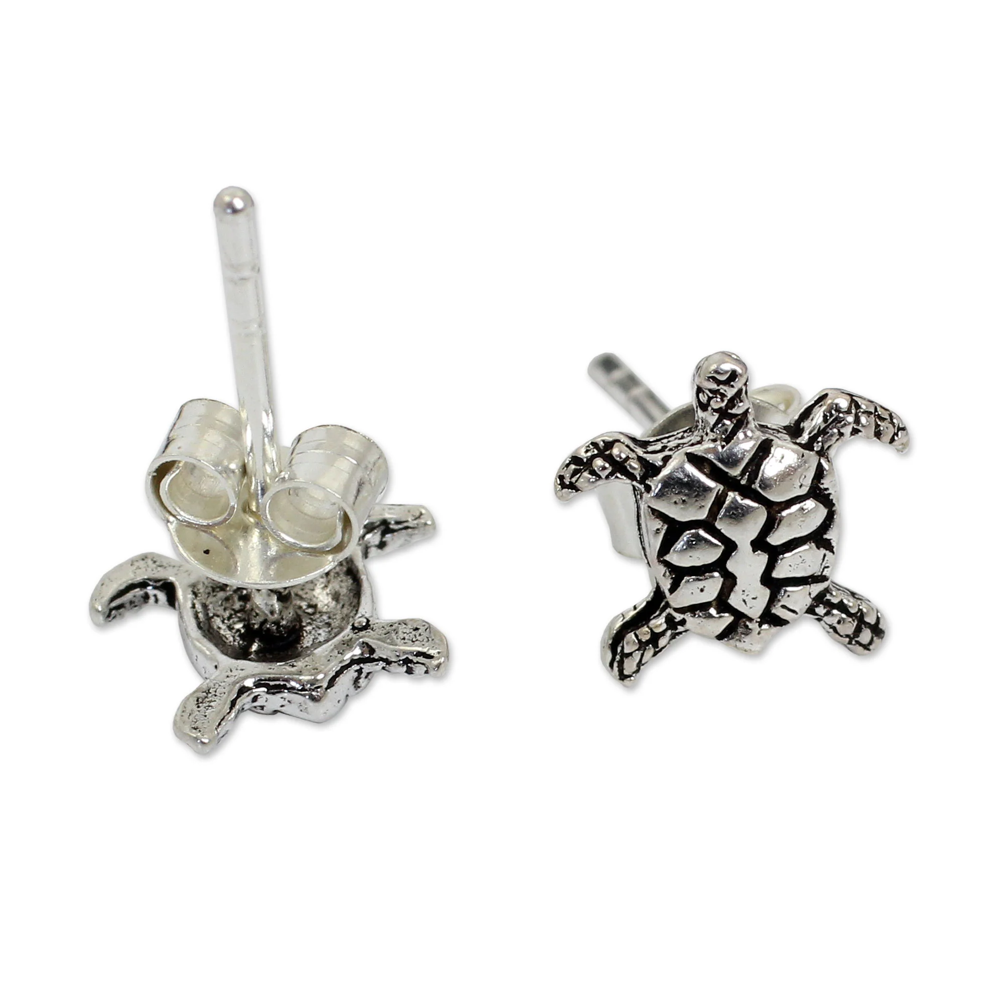 Baby Sea Turtle Stud Earrings - Image 3