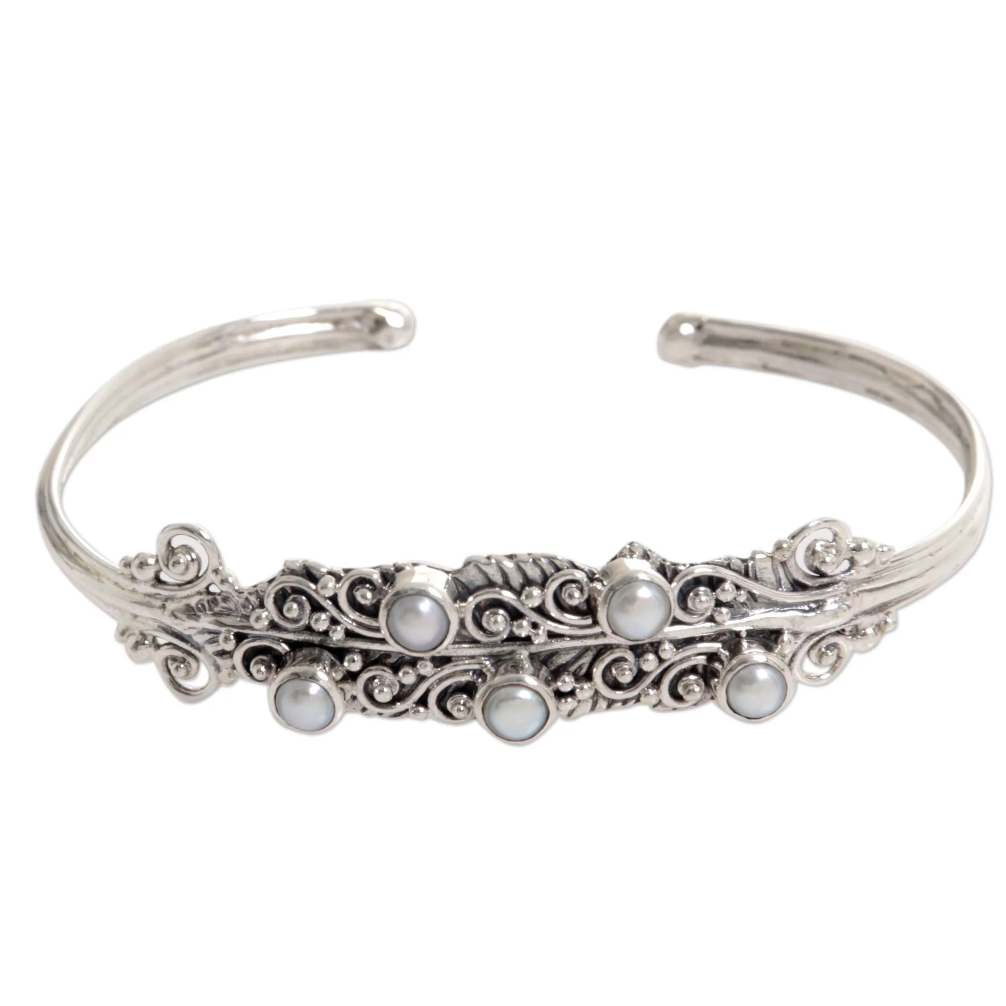 Balls of Moonlight Bridal Bracelet - Image 2