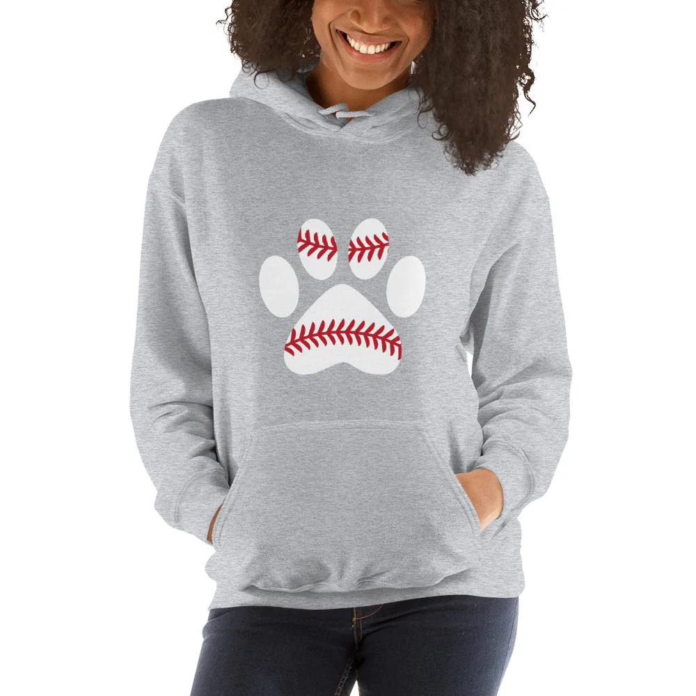 Baseball Paw Hoodie - Image 2