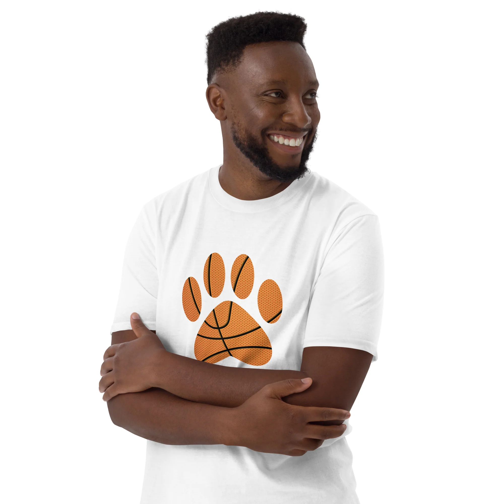 Basketball Paw Print T-Shirt - Image 2