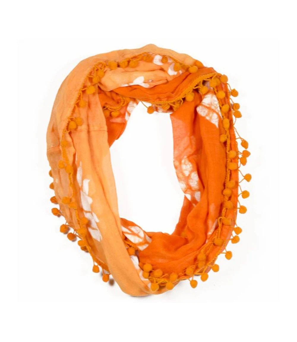 Batik Pom Infinity Scarf - Image 2