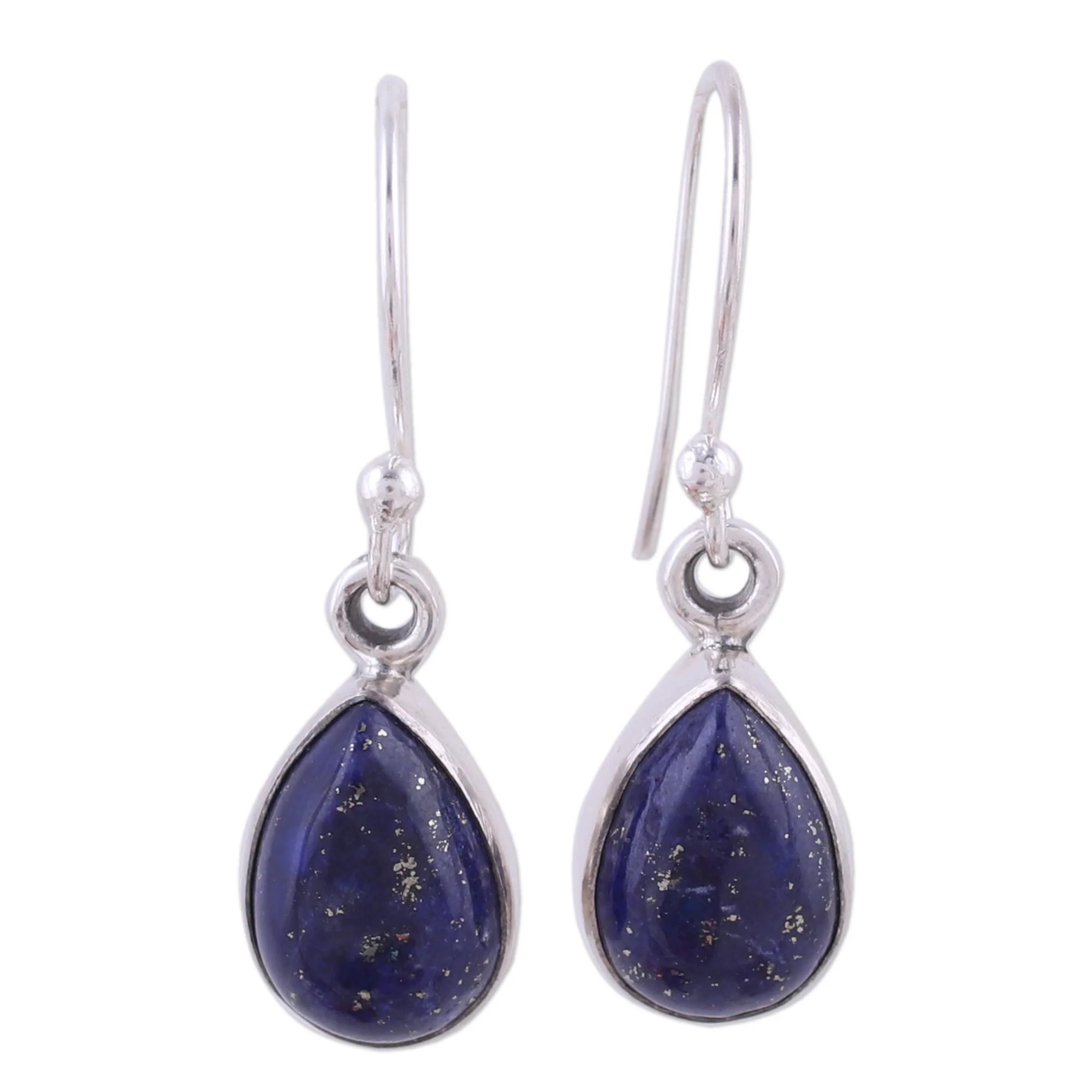 Be True Lapis Lazuli & Silver Dangle Earrings - Image 3