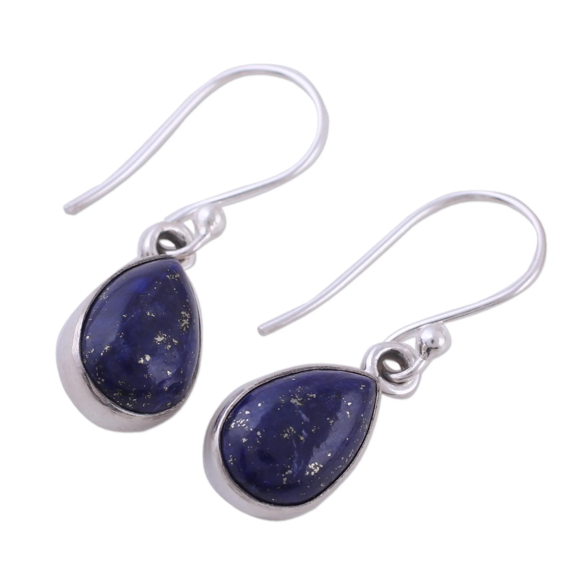 Be True Lapis Lazuli & Silver Dangle Earrings - Image 4