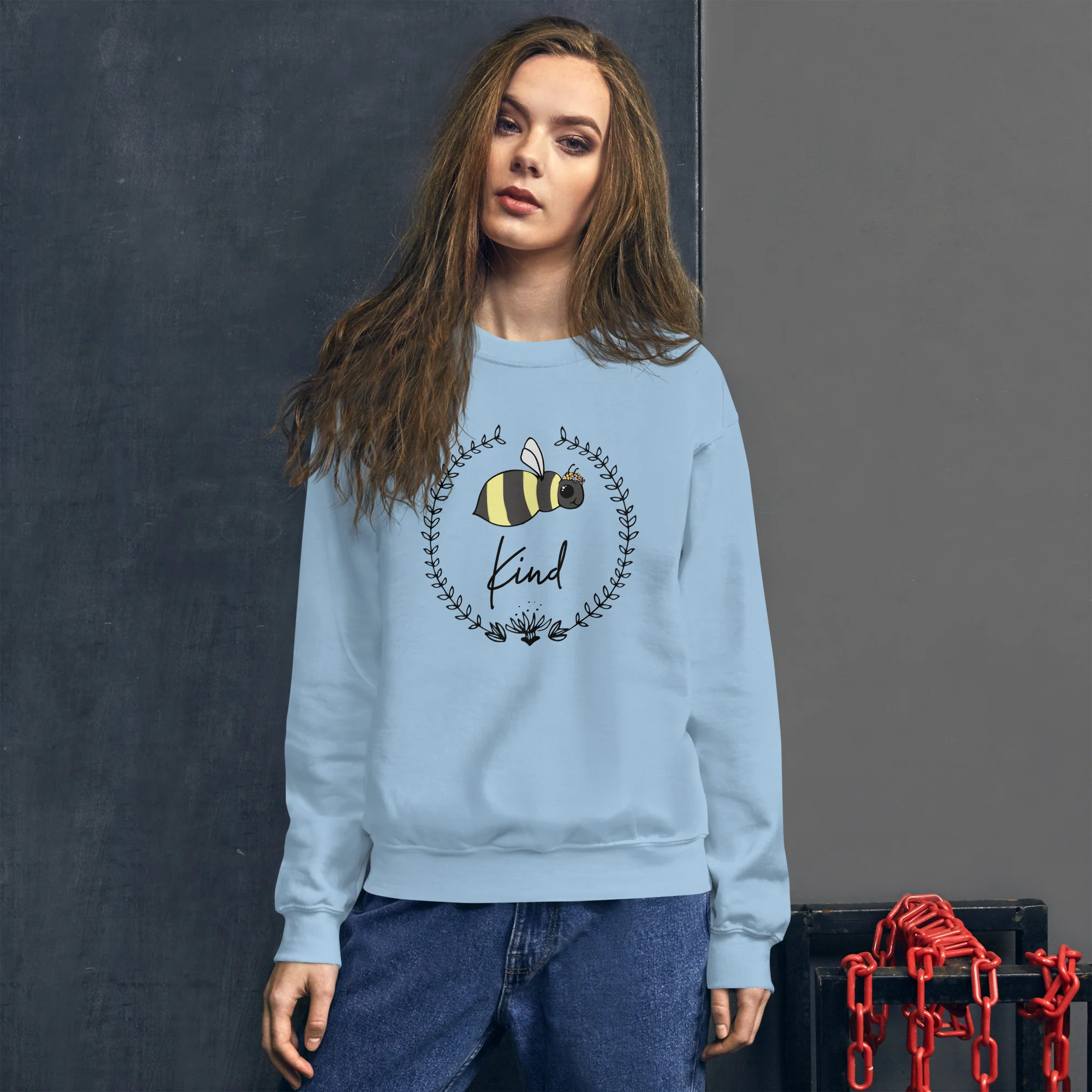 Bee Kind Crewneck Sweatshirt - Image 2
