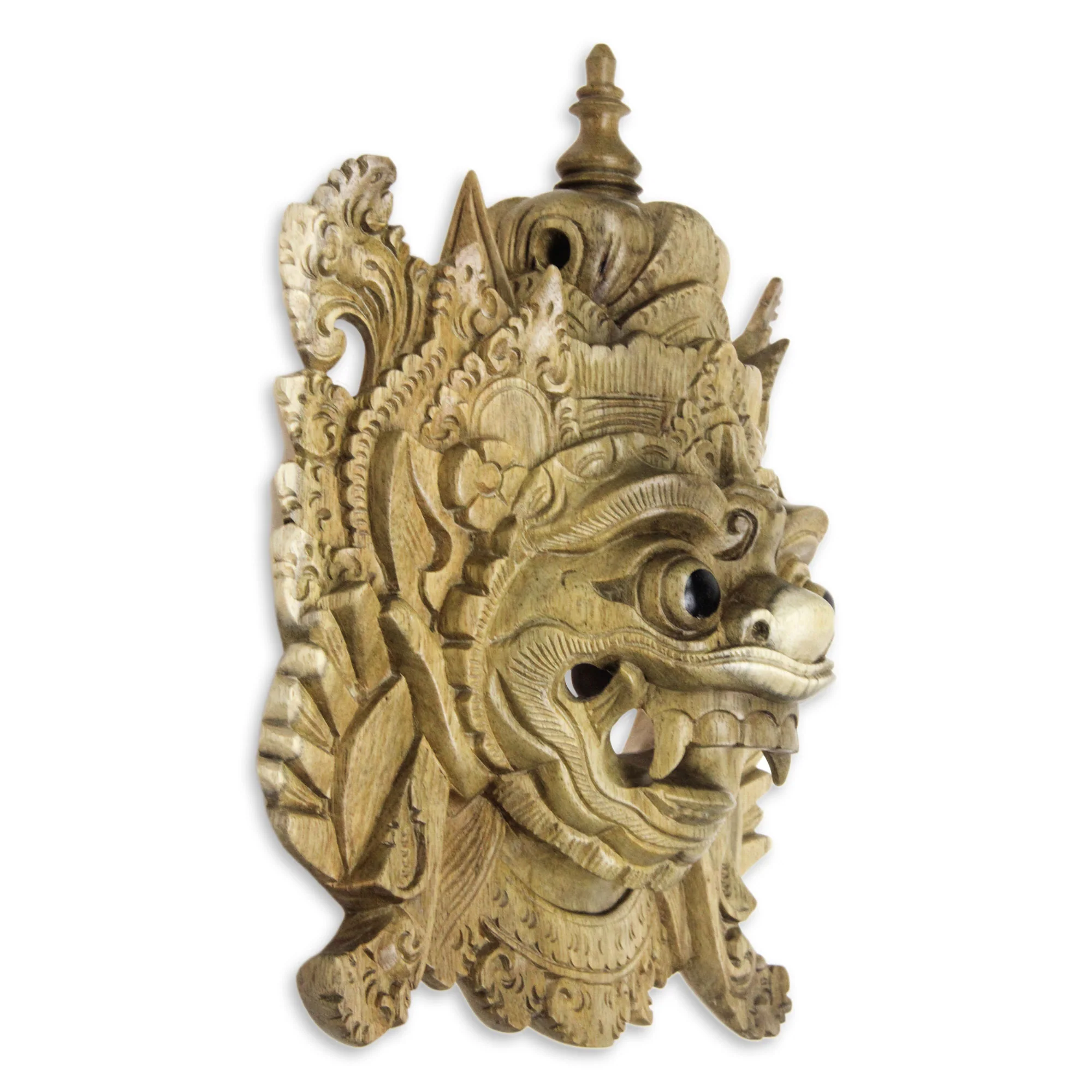 Bhoma the Protector Balinese Folk Art Hero Mask - Image 3