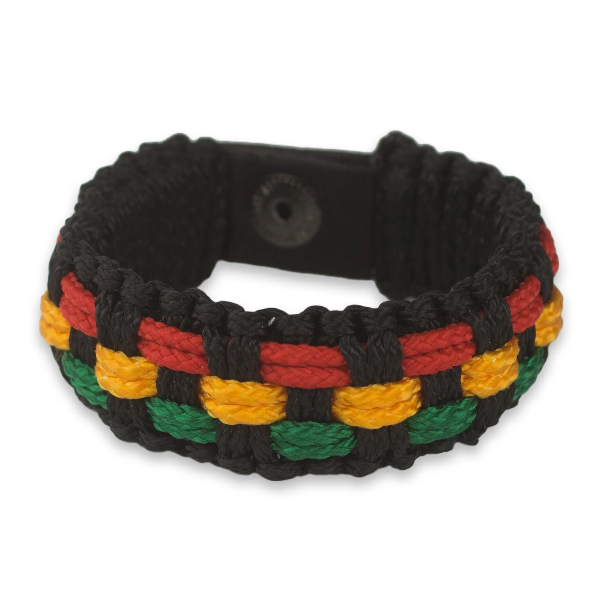 Black Forest Paths Men's Woven Bracelet - Image 2