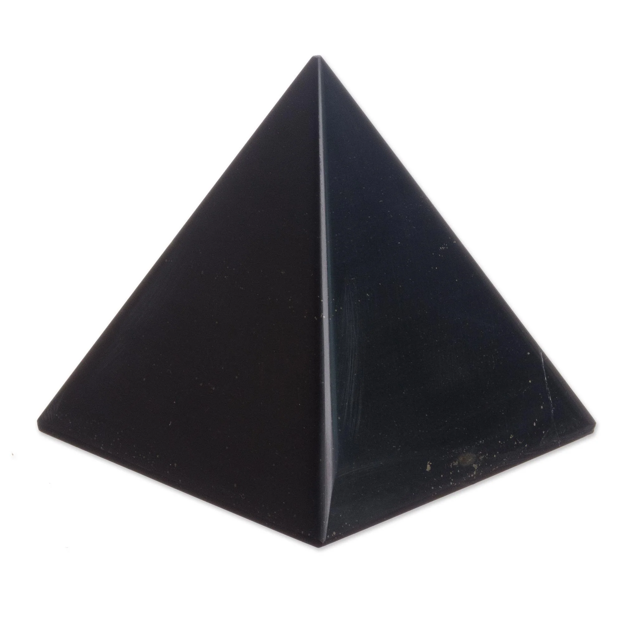 Black Night of Peace Onyx Energy Channeling Pyramid - Image 2