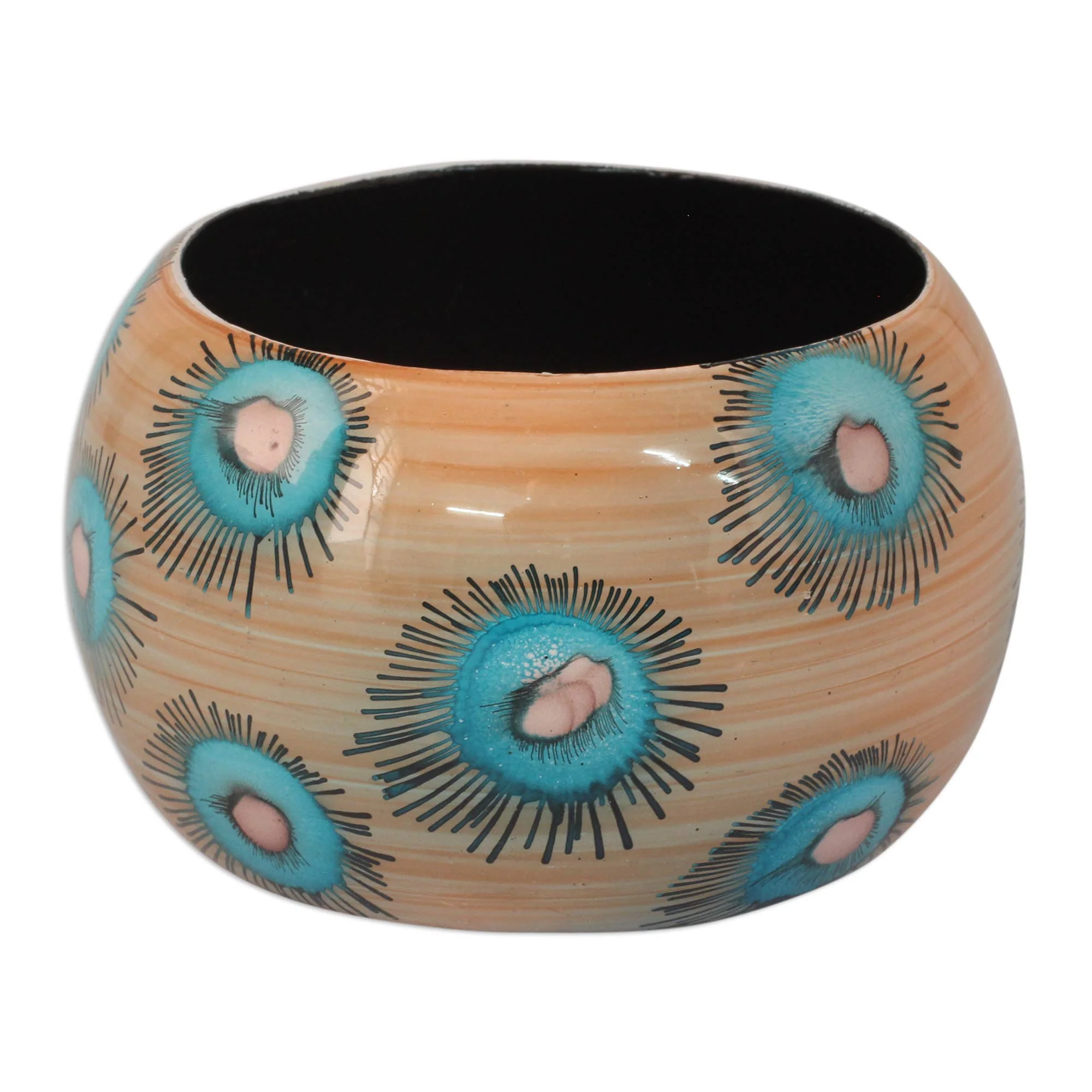 Blue Anemone Bangle Bracelet - Image 2