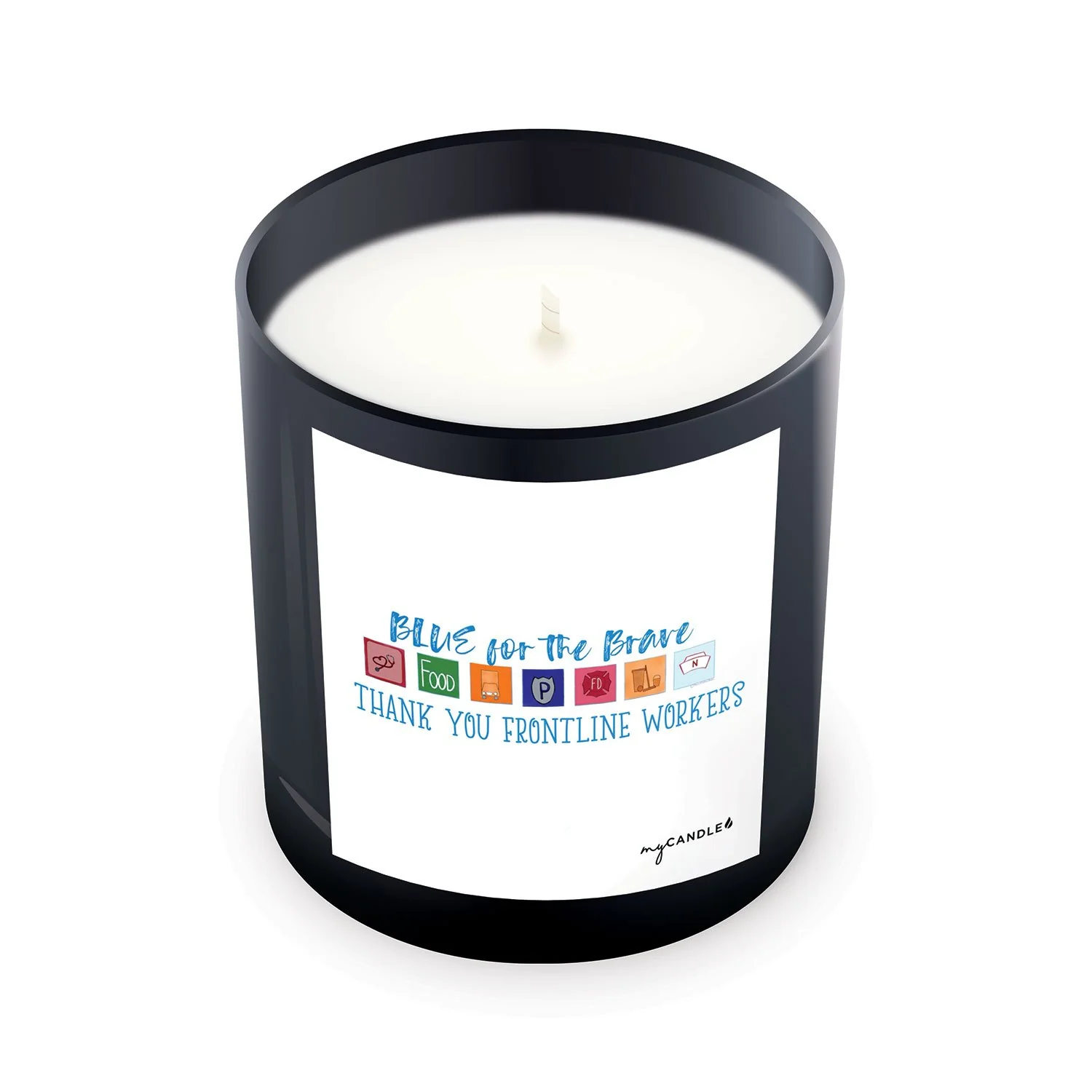 Blue for the Brave Candle - Image 3