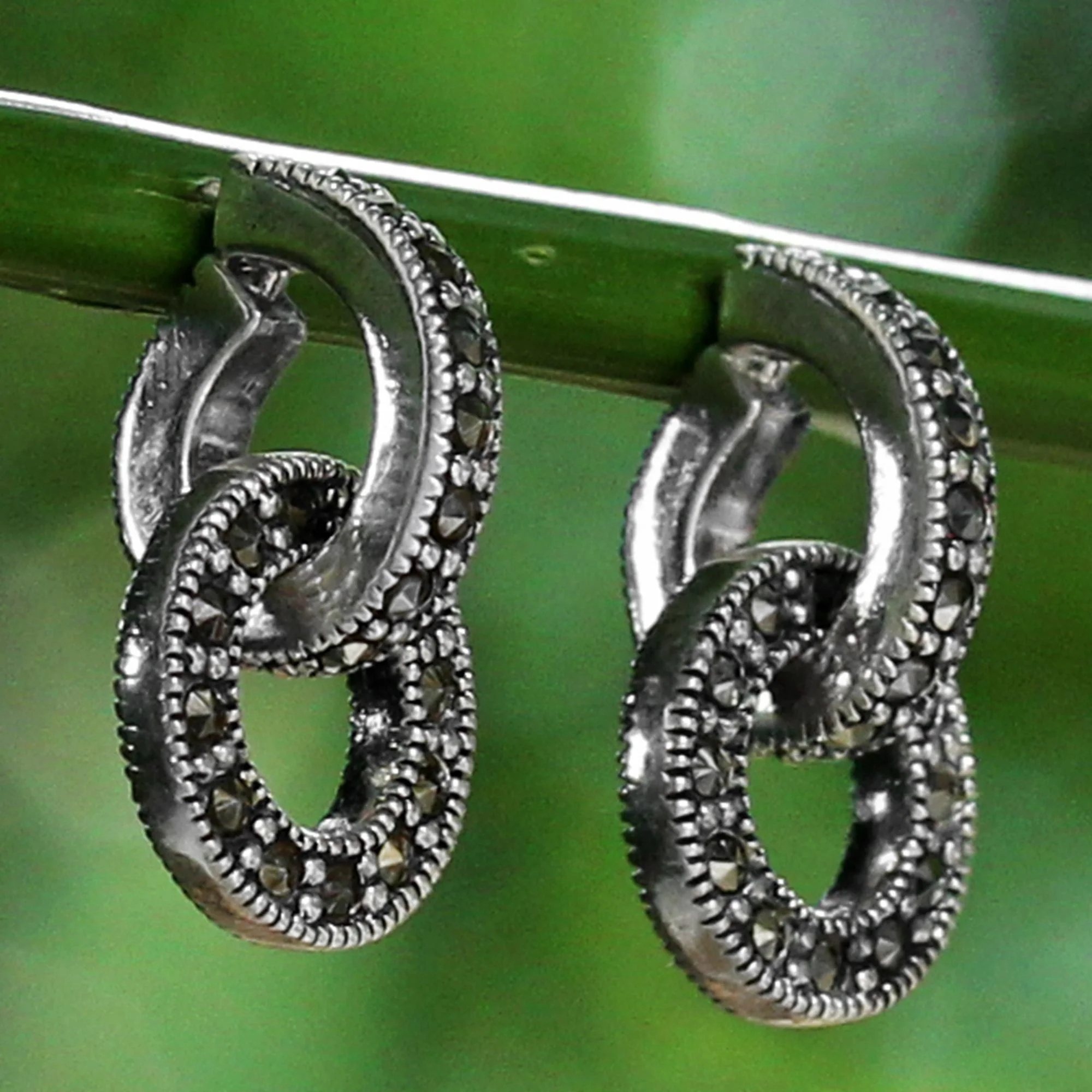 Bold Connection Sterling Silver Earrings - Image 3
