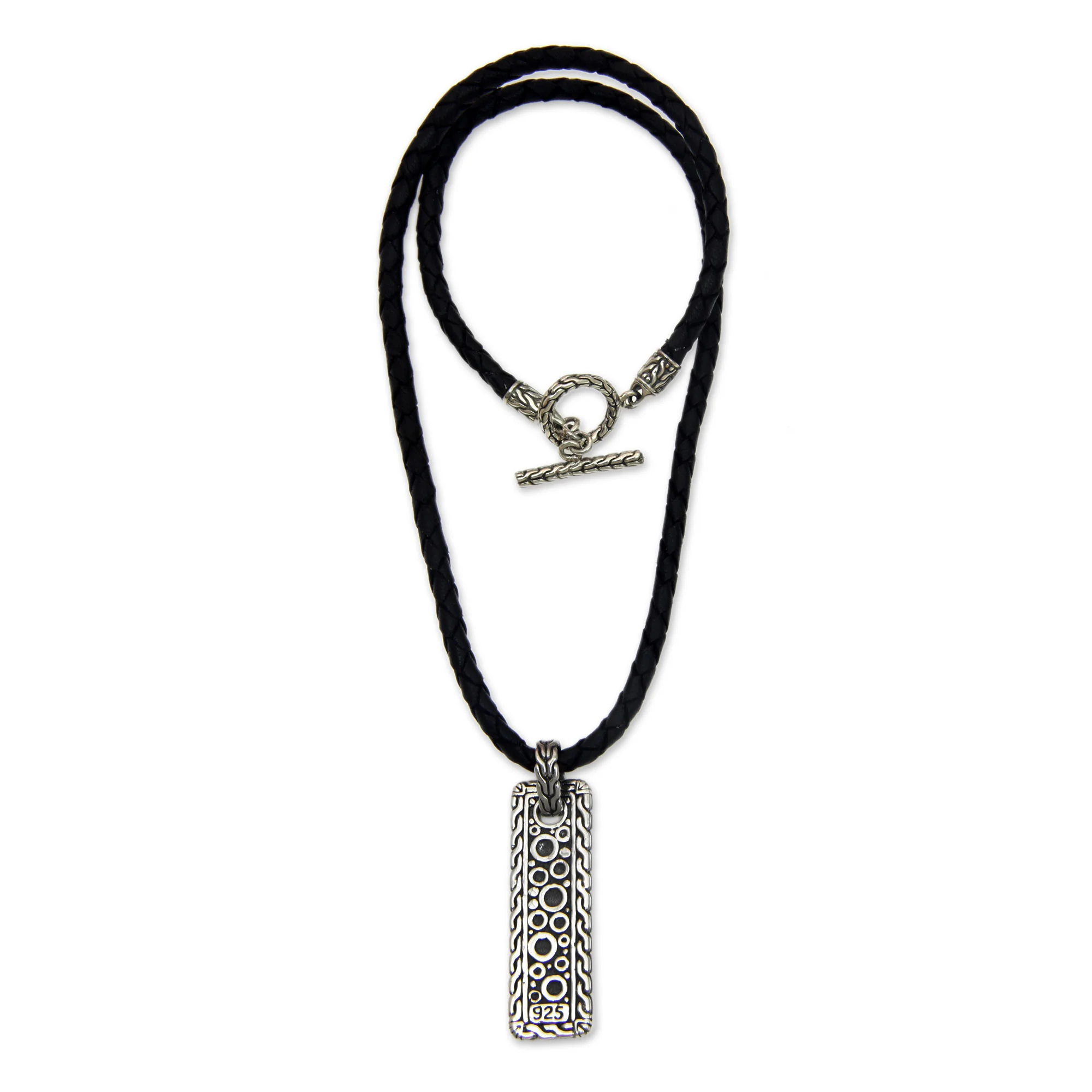 Bold Dragon Men's Silver Pendant Necklace - Image 5