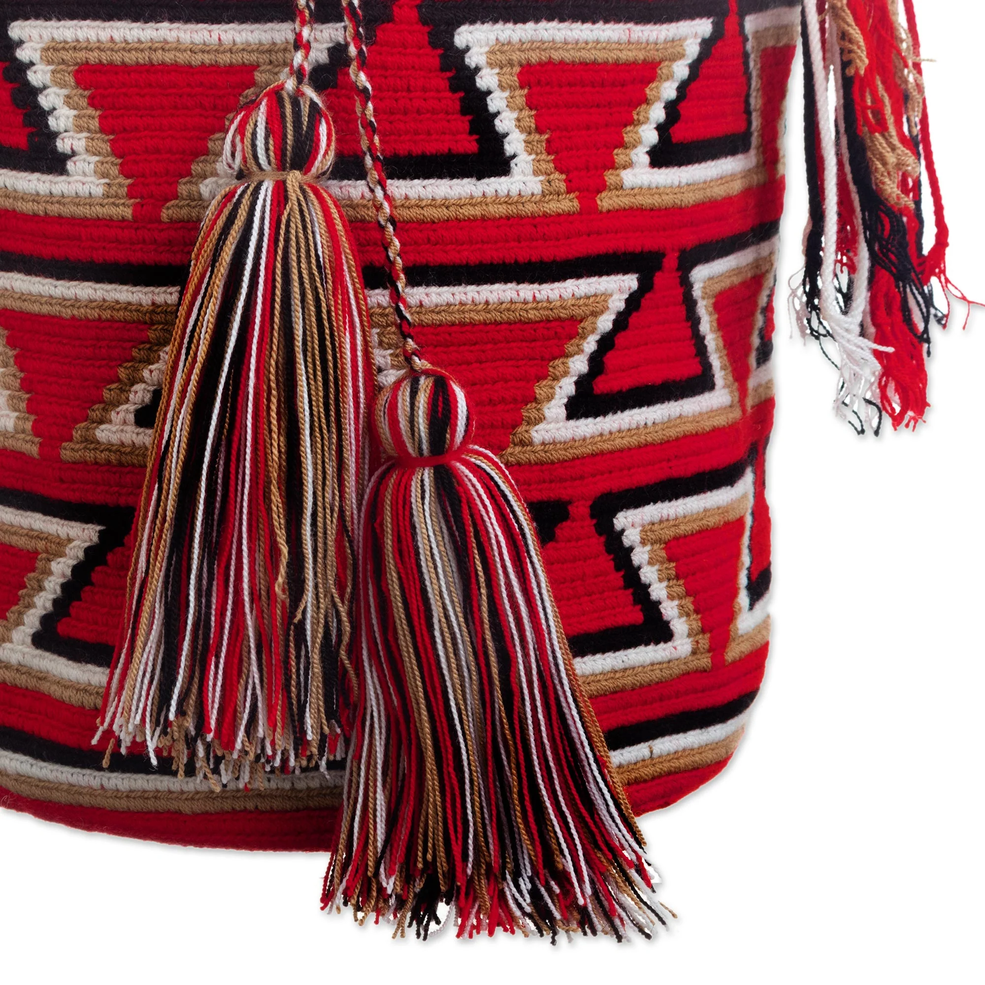 Bonfire Warmth Artisan Crafted Crocheted Shoulder Bag - Image 4