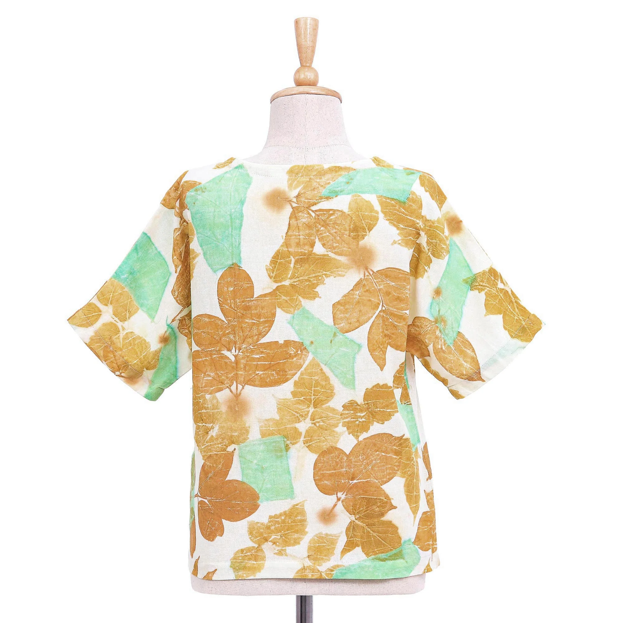 Botanical Mood Thai Botanical Ouke-Printed Cotton Blouse - Image 5