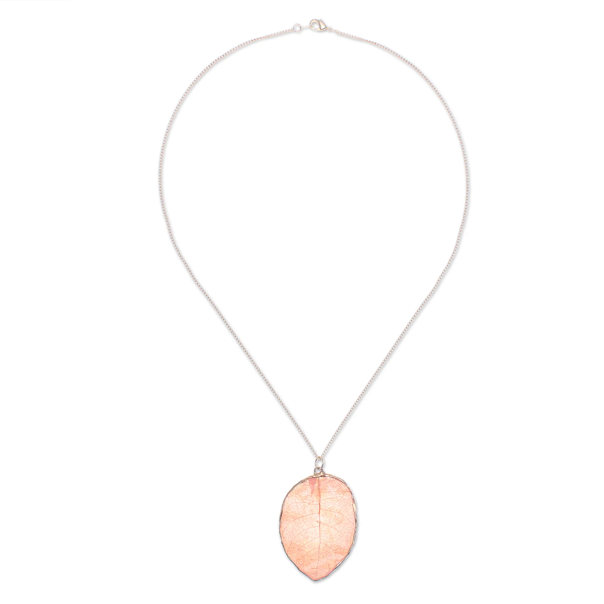 Bougainvillea Love Gold-Plated Bougainvillea Petal Pendant Necklace - Image 5