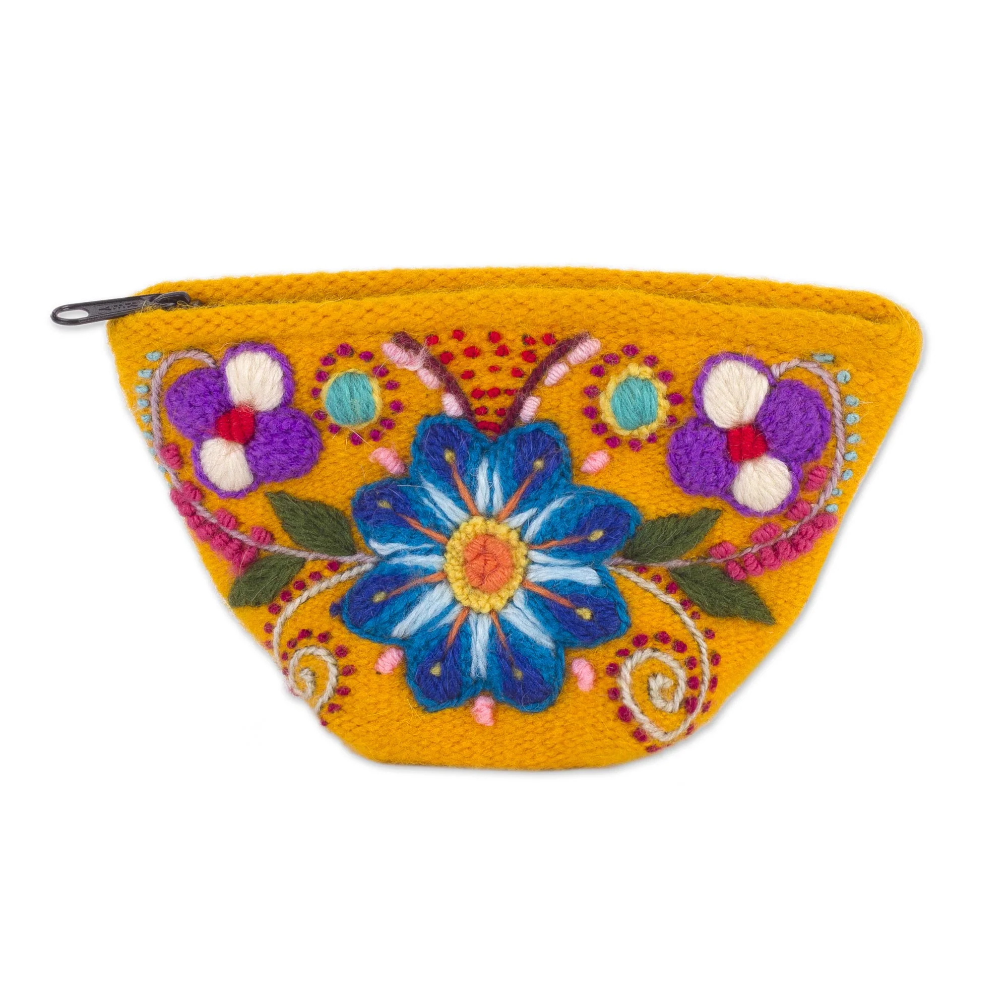 Bouquet Shopper Alpaca Blend Coin Purse - Image 3