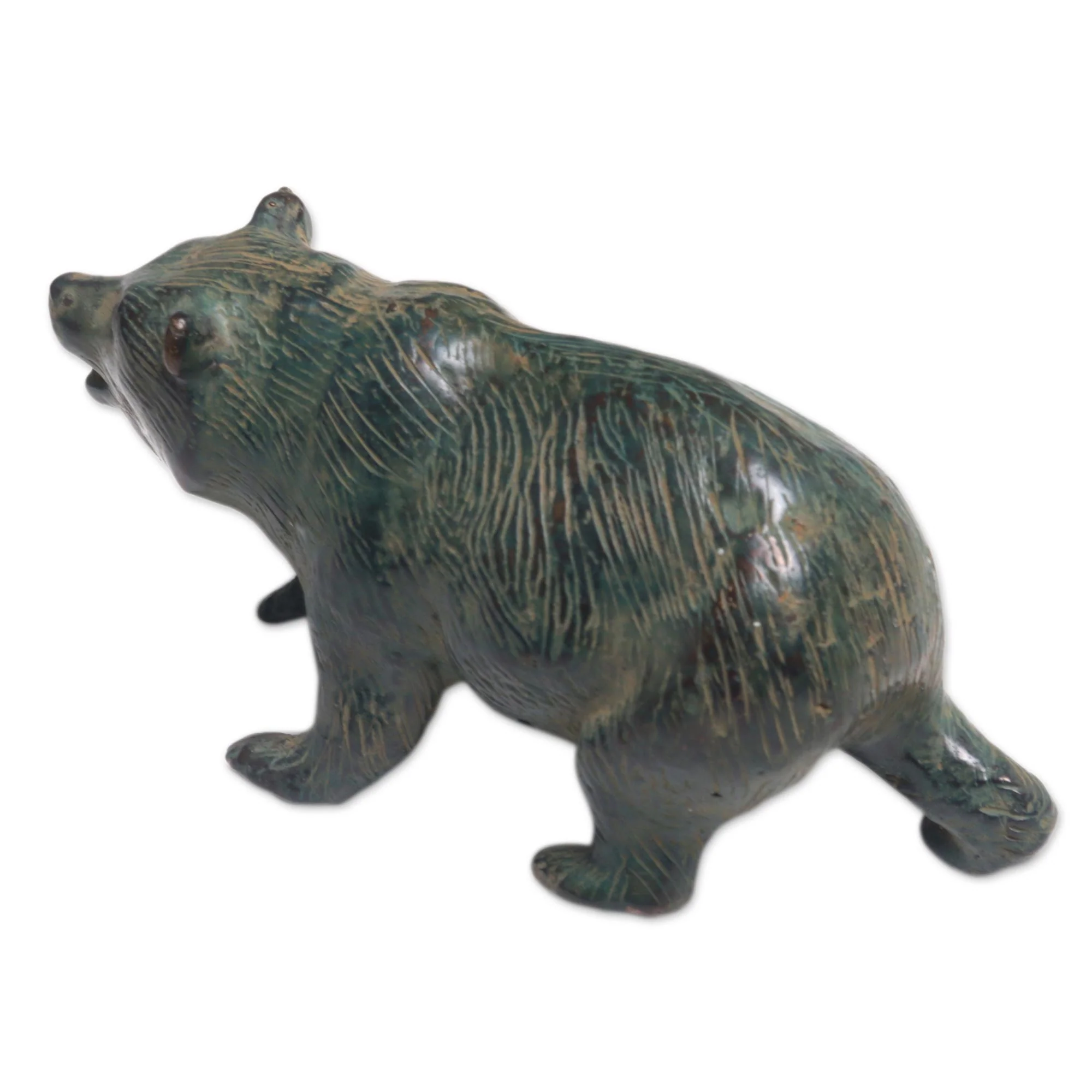 Brave Bear Bronze Figurine - Image 5
