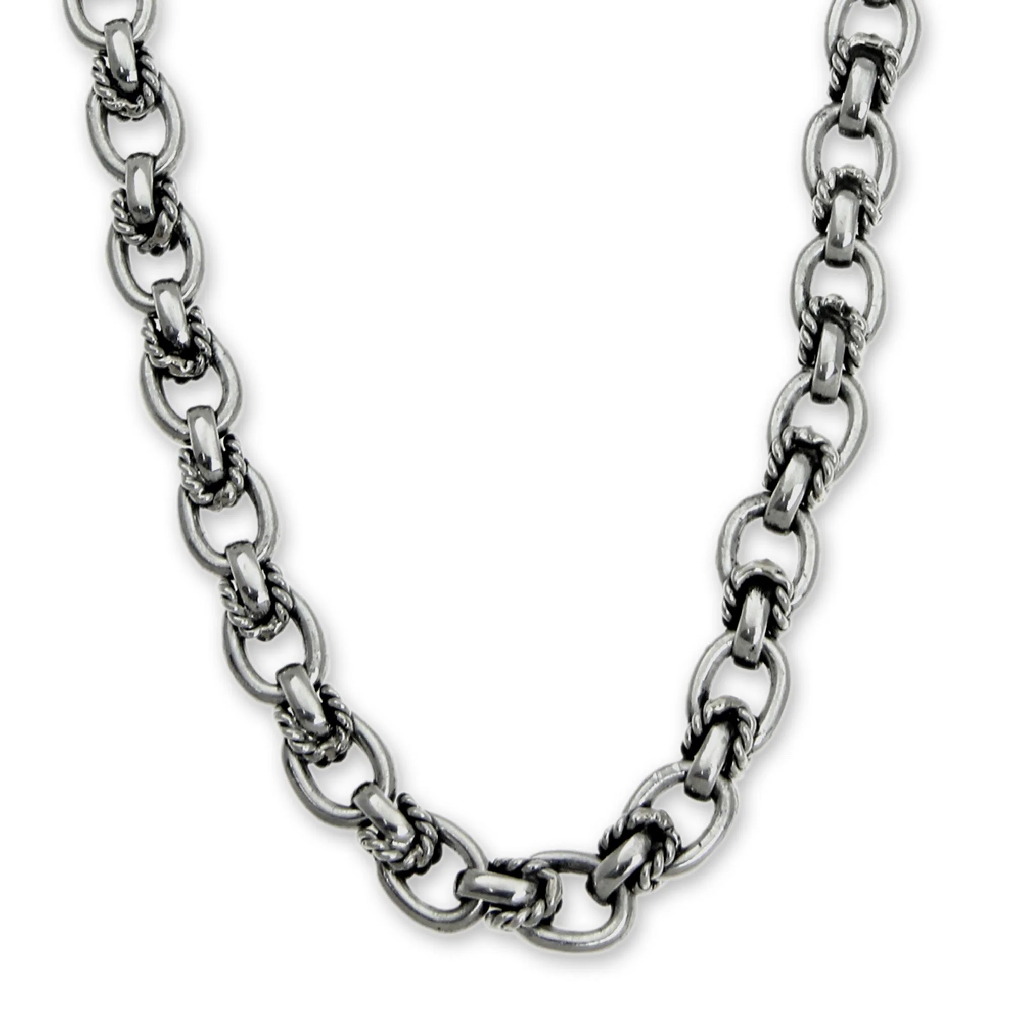 Brave Lady Silver Chain Necklace - Image 2