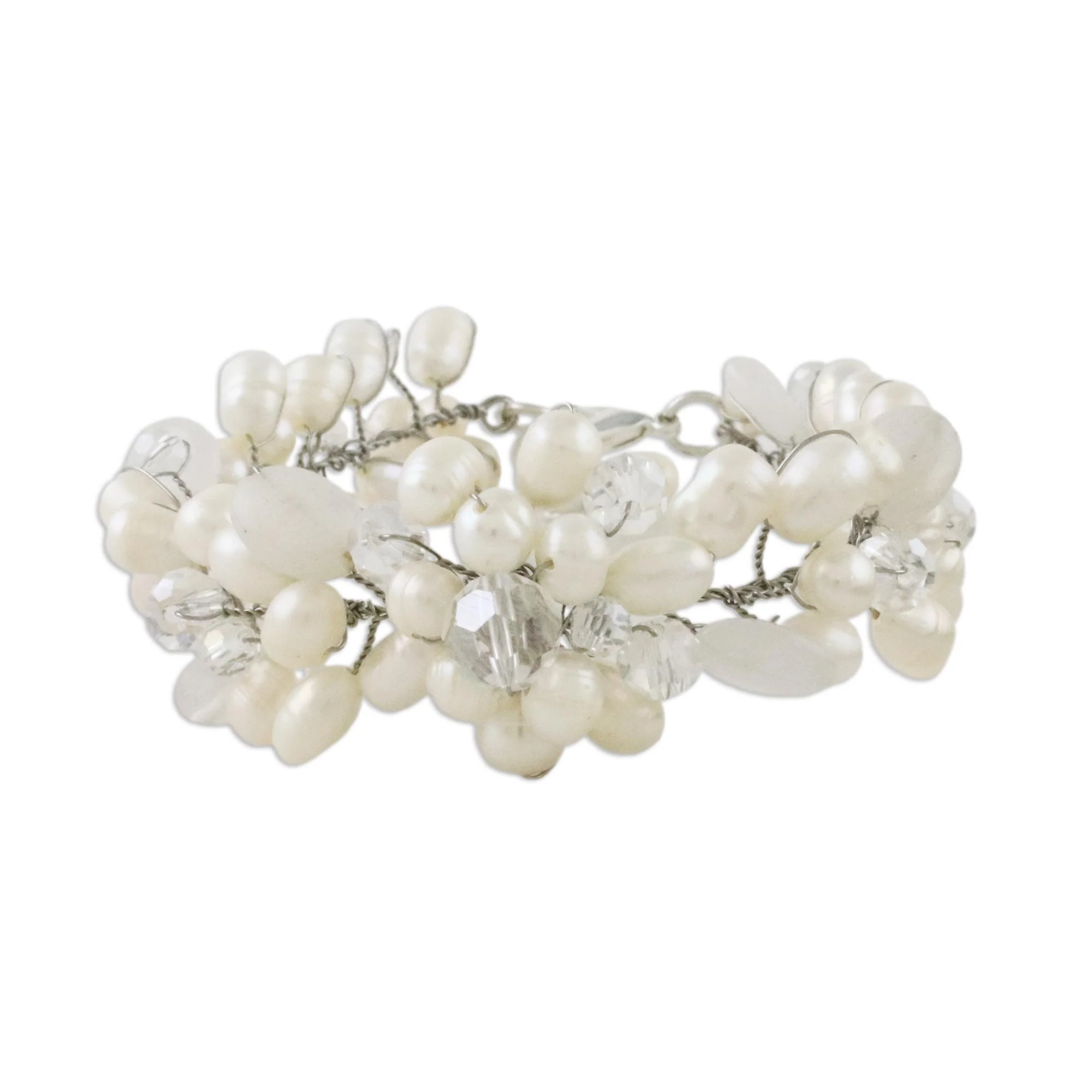 Bridal Bouquet Pearl Bracelet - Image 3