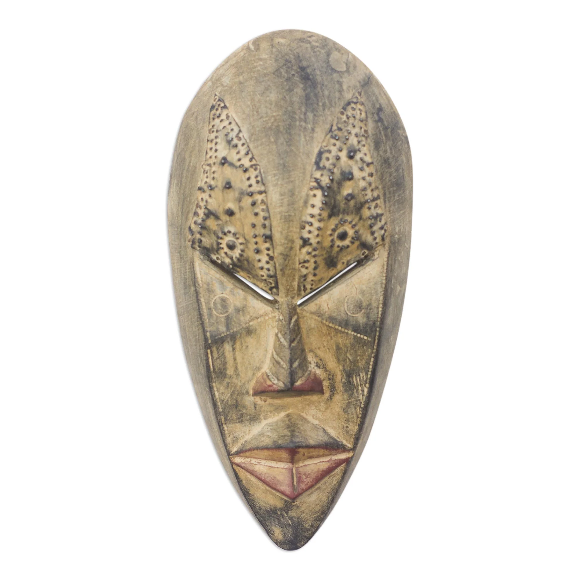 Brilliant Mind Ewe Wood Mask - Image 2