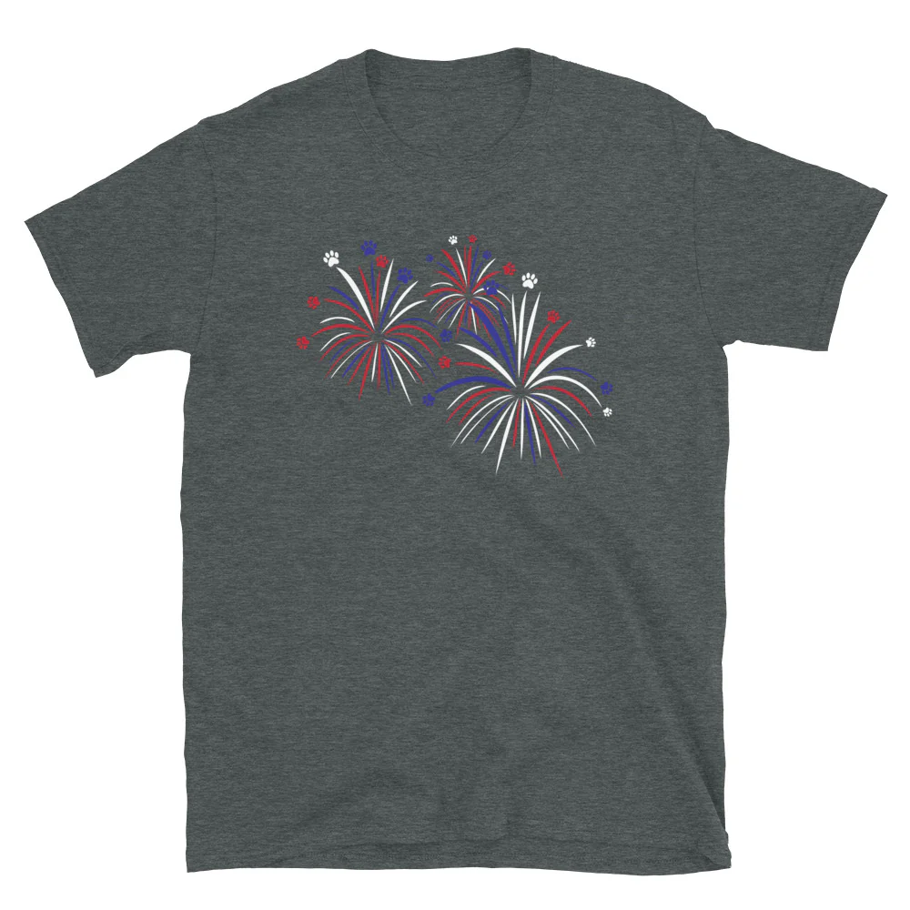 Fireworks of Paws T-Shirt - Image 2