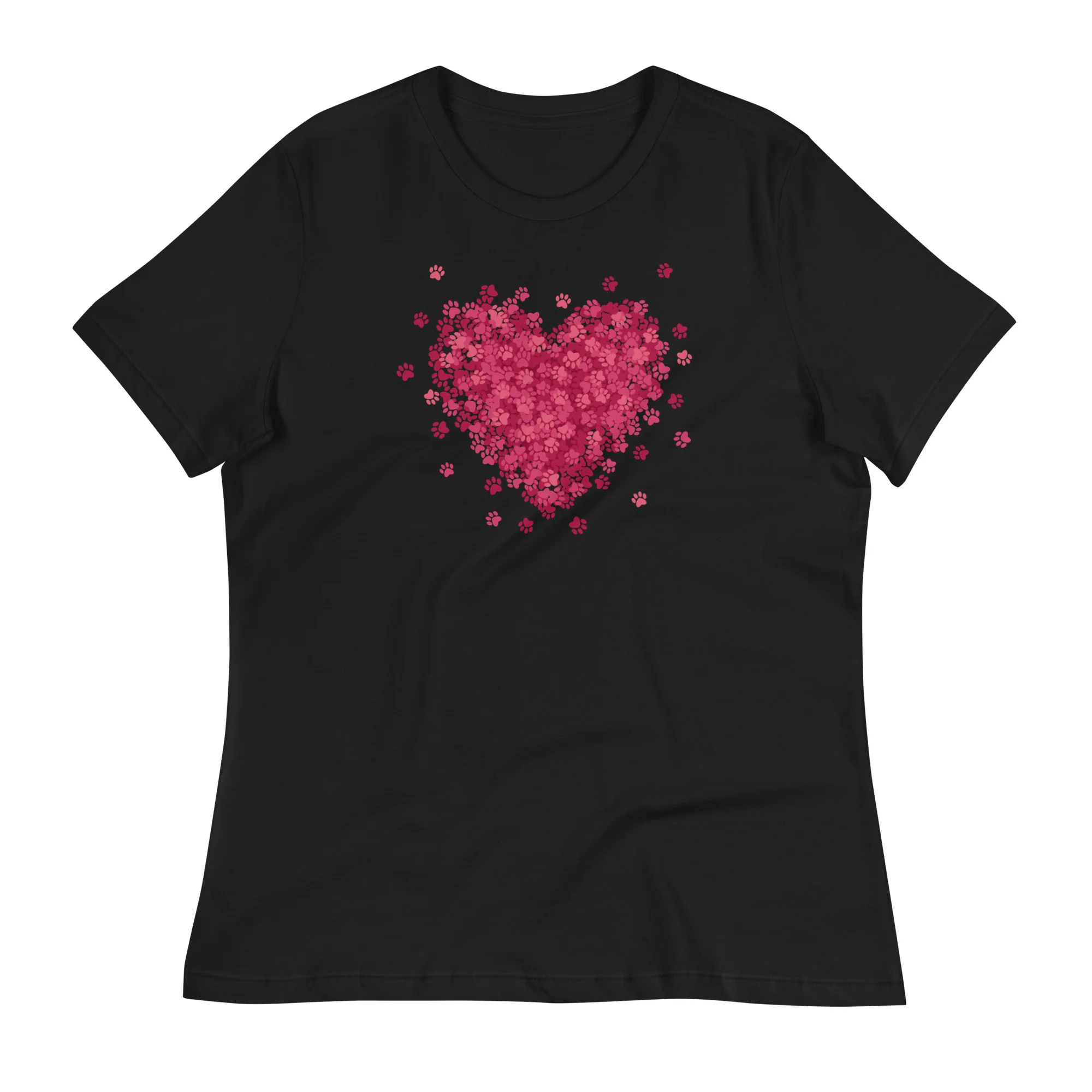 Bursting with Paw Love Women's Relaxed T-Shirt - Image 3