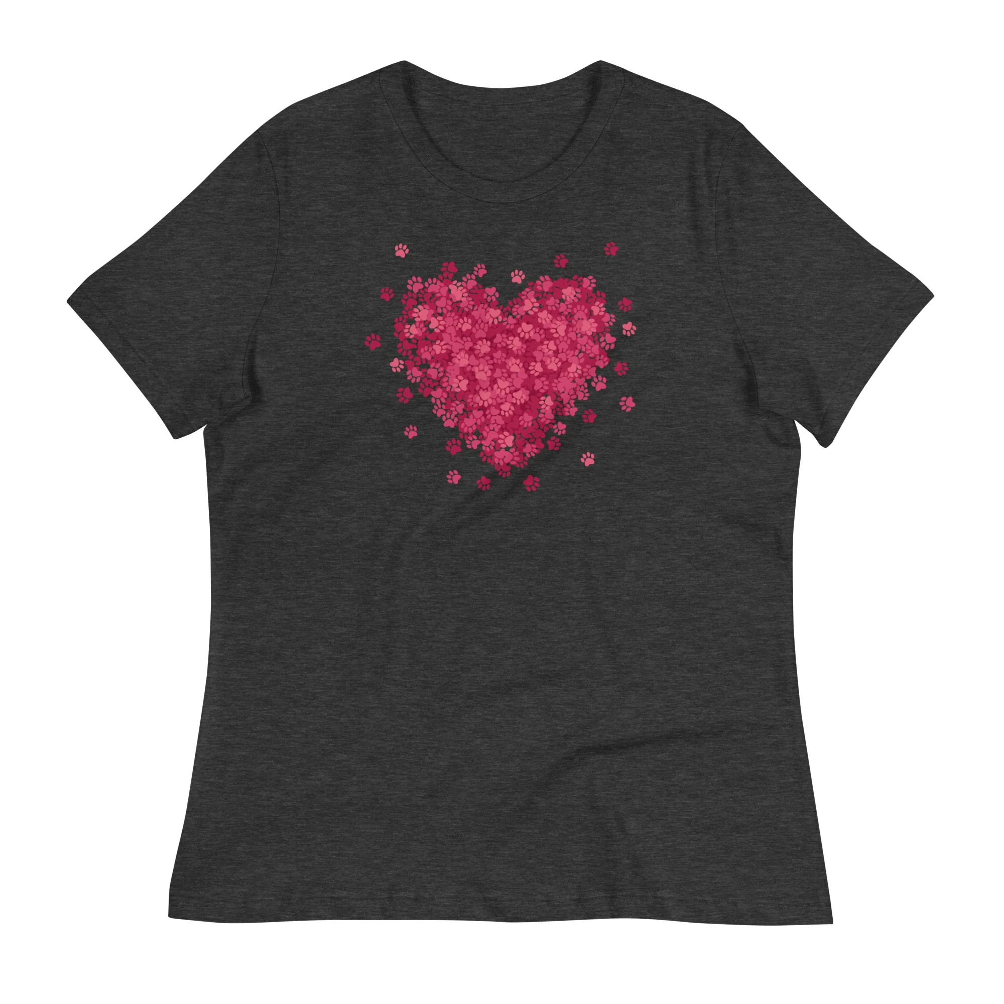 Bursting with Paw Love Women's Relaxed T-Shirt - Image 4